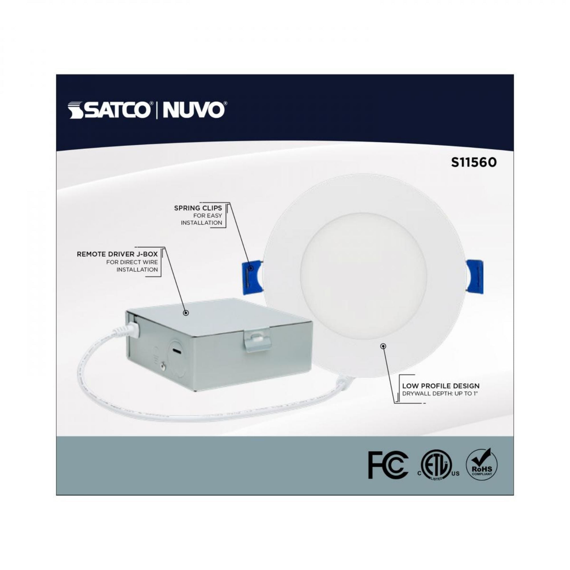 Starfish 4" Smart Slimfit LED Recessed Light, 540lm, RGB, Round Flat Trim