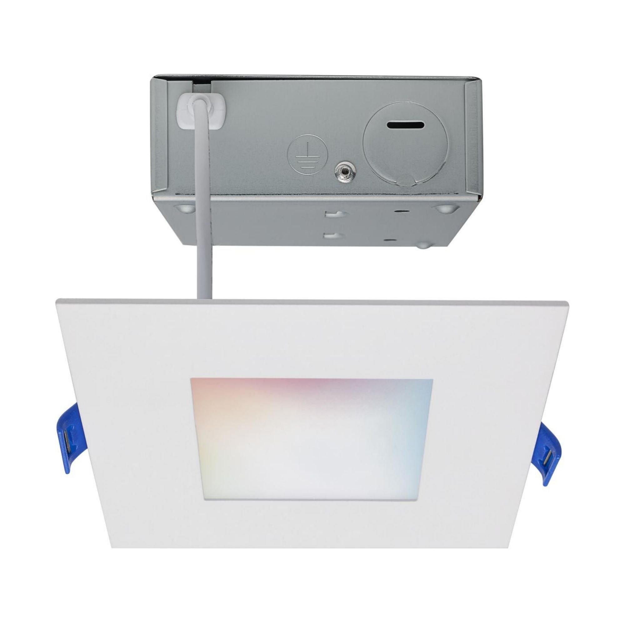 Starfish 4" Smart Slimfit LED Recessed Light, 540lm, RGB, Square Flat Trim