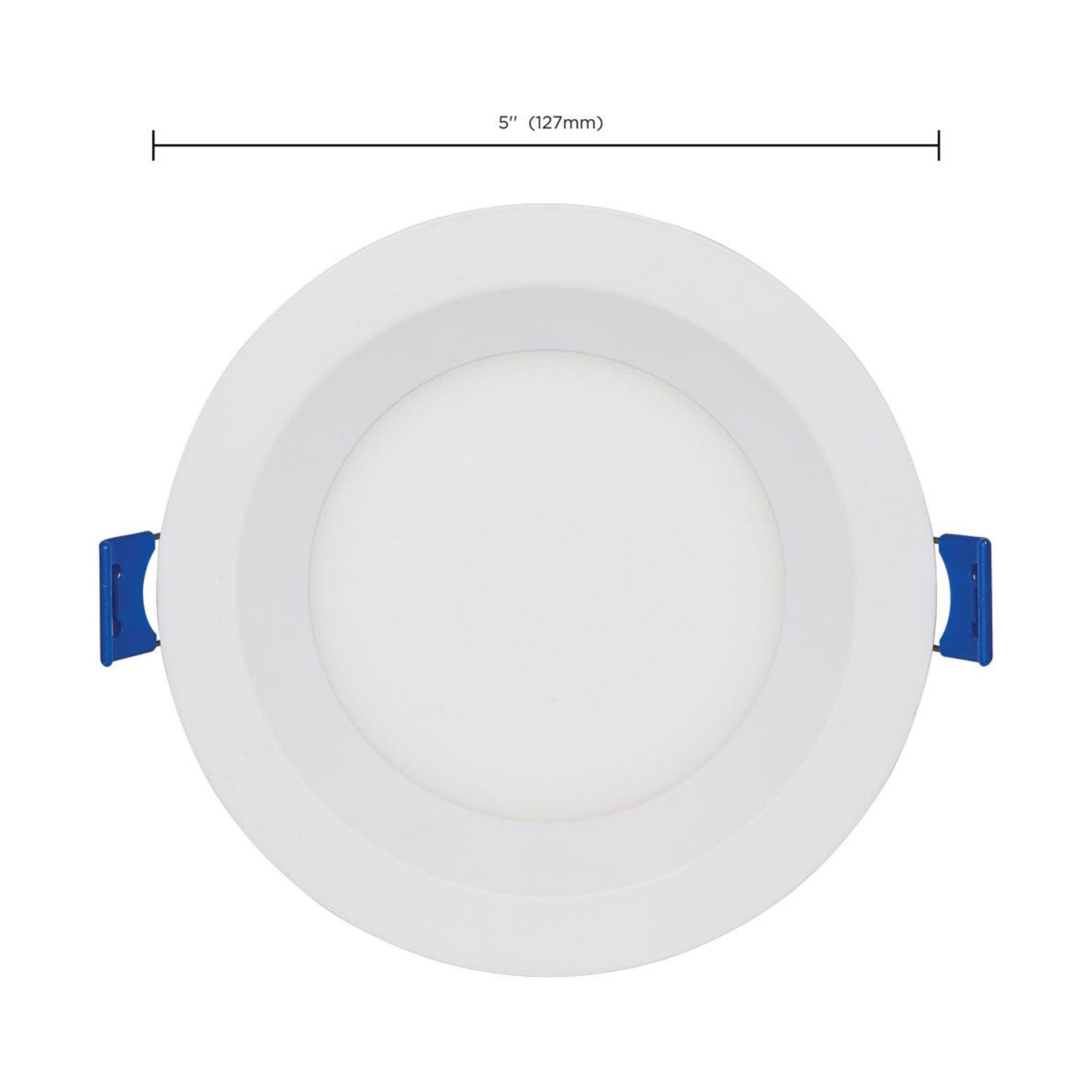 Starfish 4" Smart LED Downlight, 540lm, RGB, Round Regress Trim