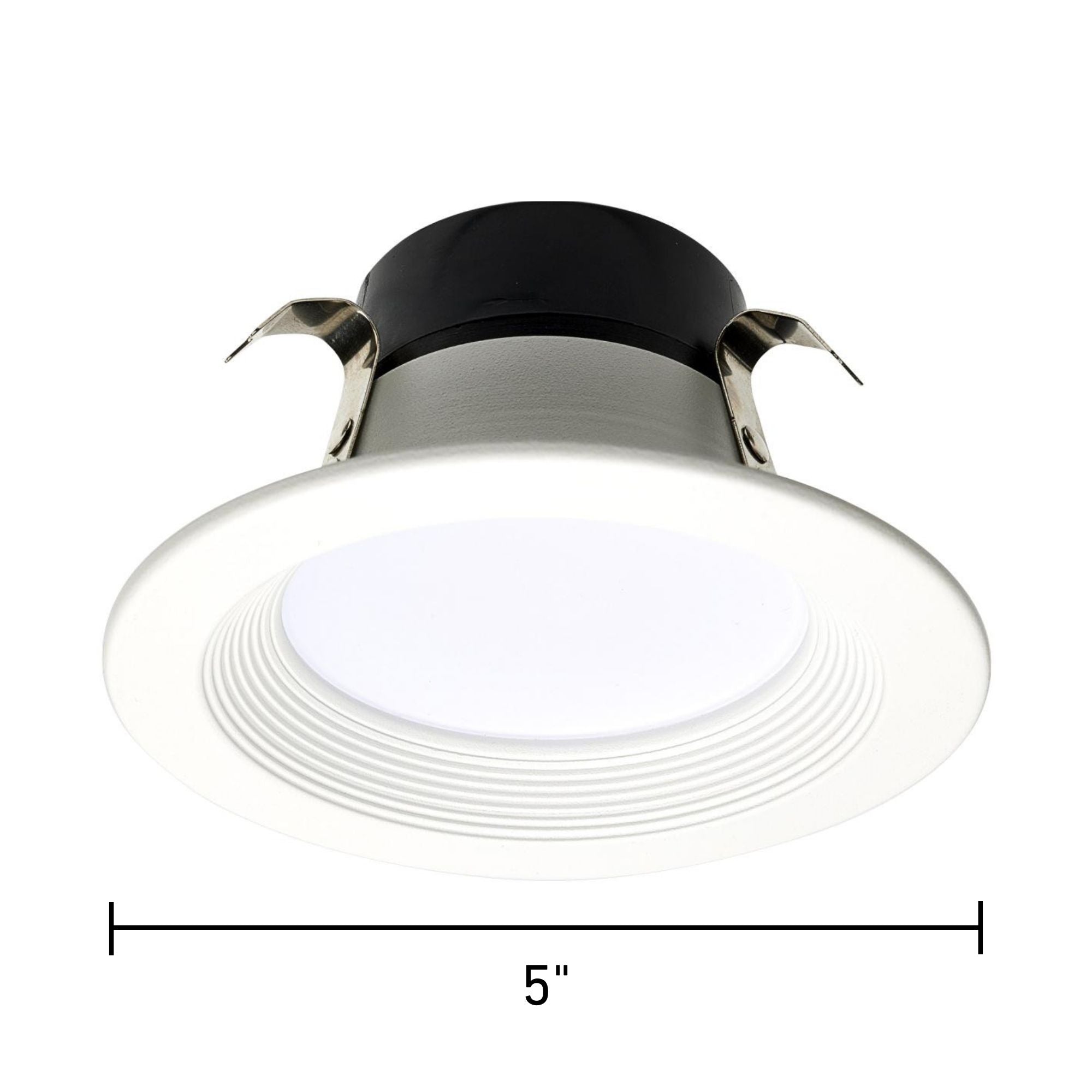 Starfish 4" Smart LED Retrofit Downlight, 650lm, RGB, Round Baffle Trim