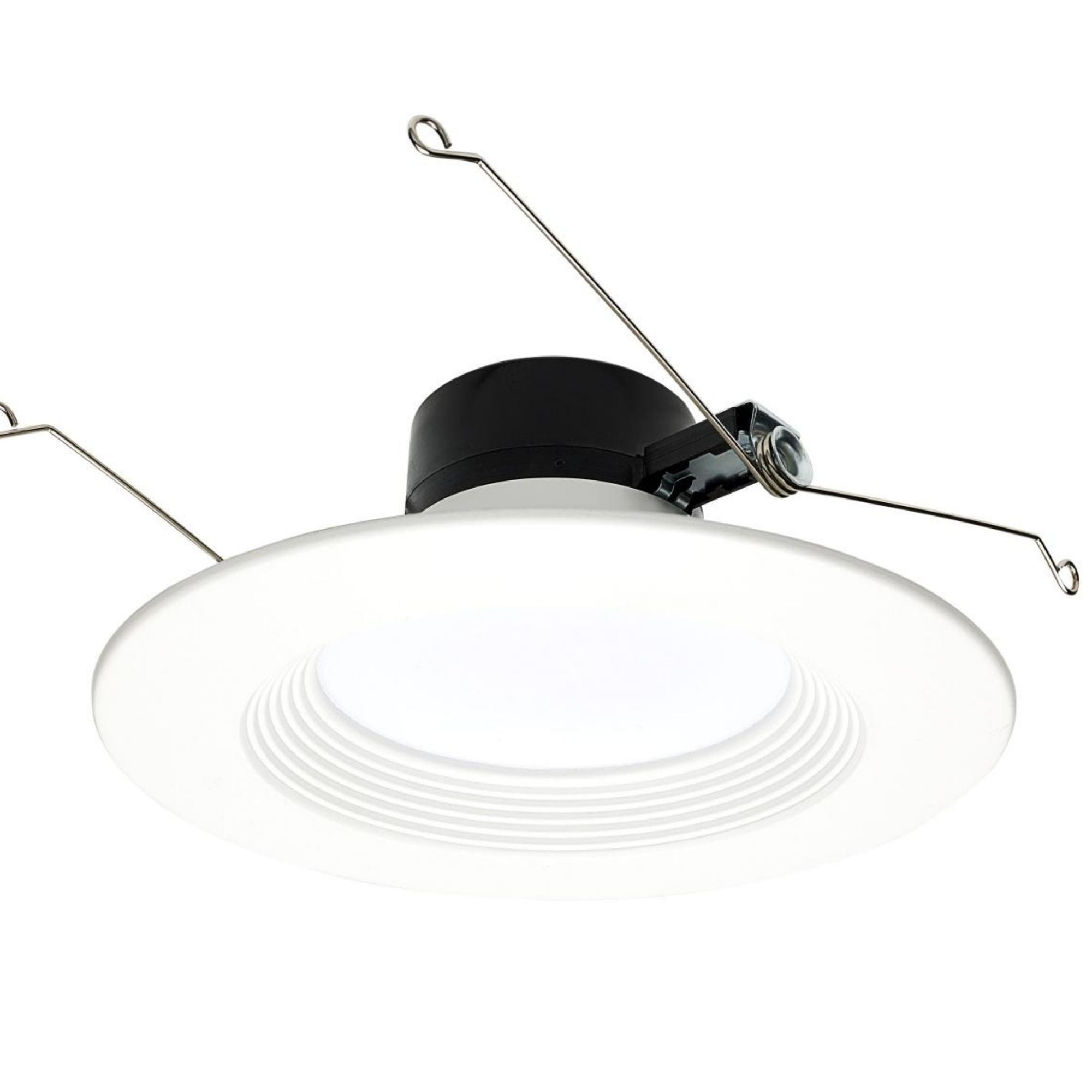 Starfish 6" Smart LED Retrofit Downlight, 850lm, RGB, Round Baffle Trim