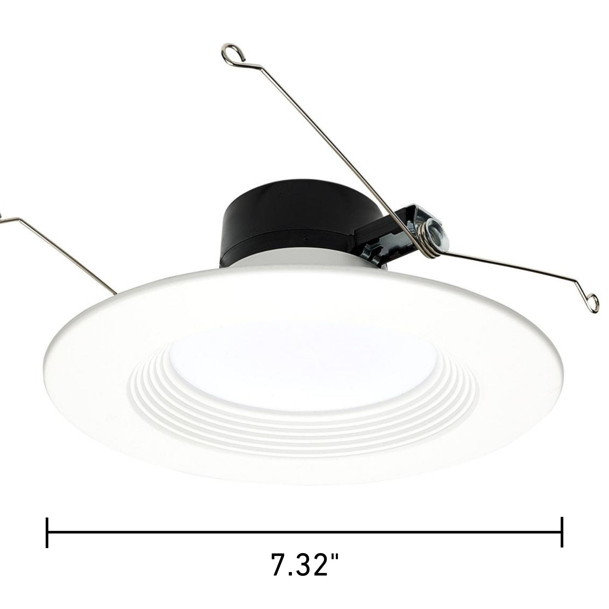 Starfish 6" Smart LED Retrofit Downlight, 850lm, RGB, Round Baffle Trim
