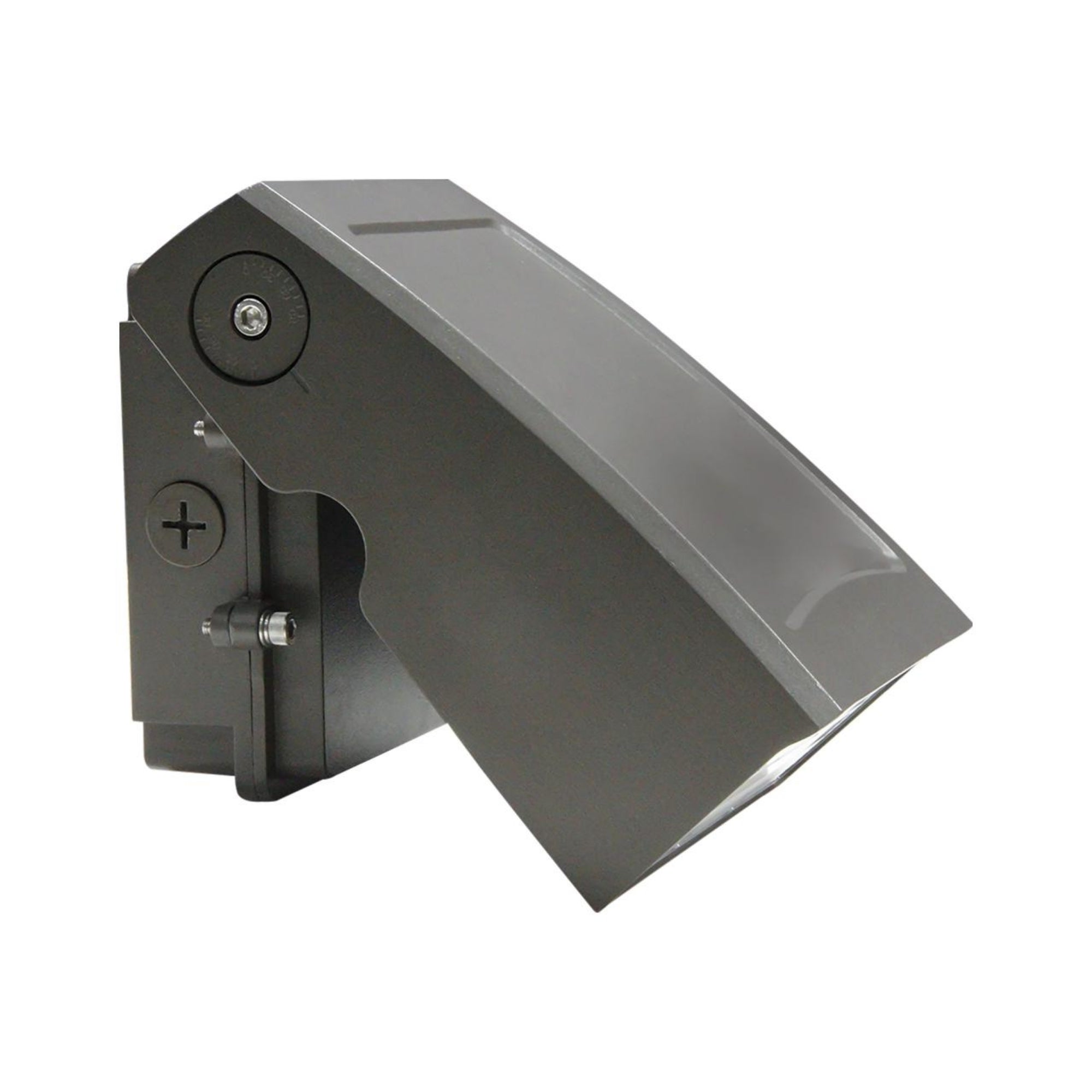 LED Cutoff Wall Pack, 80 Watts, 10000 Lumens, 30K/40K/50K, 120-277V, Adjustable Head - Bees Lighting