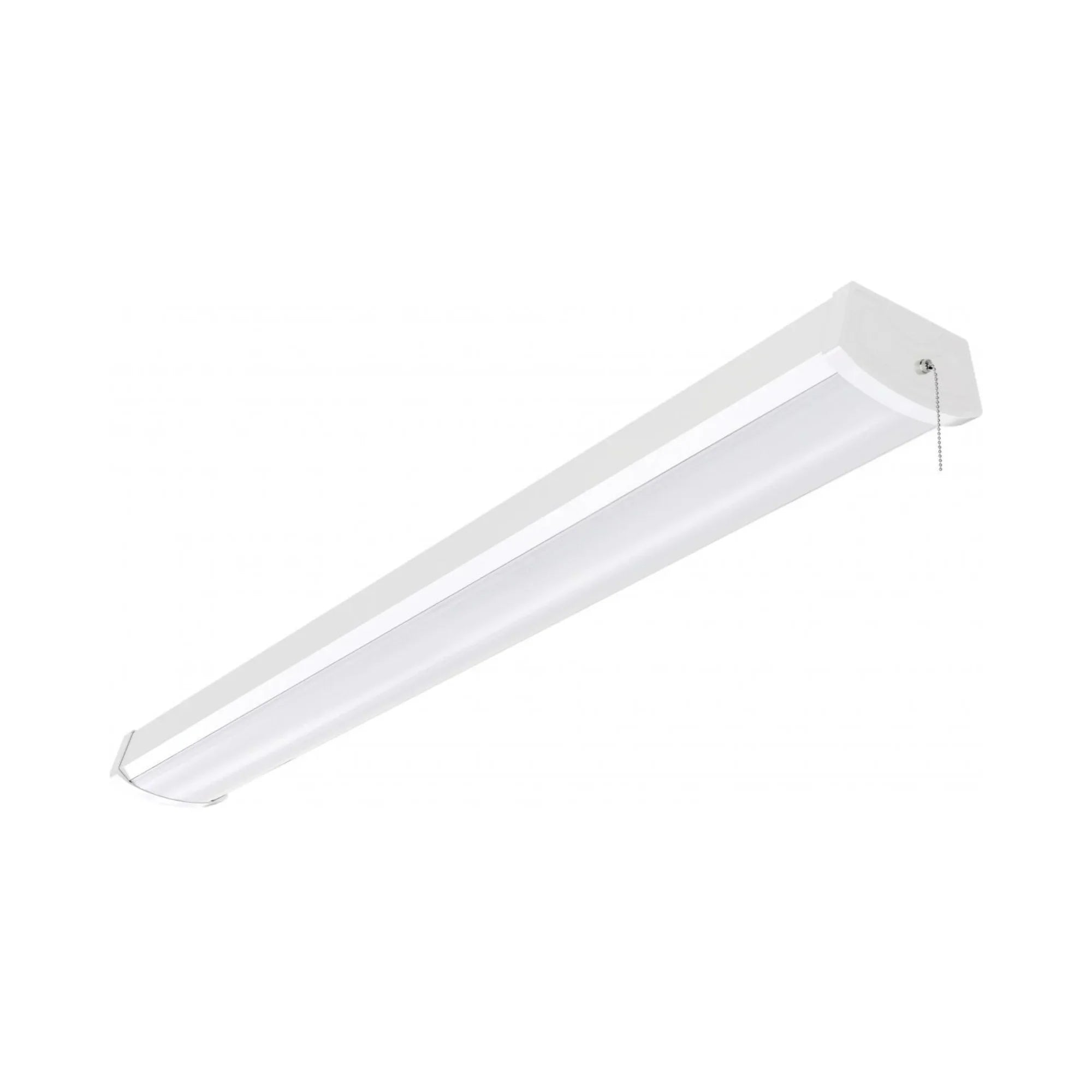 4ft LED Ceiling Wrap Light, 3200 Lumens, 3000K, On/Off Pull Chain, 120V - Bees Lighting