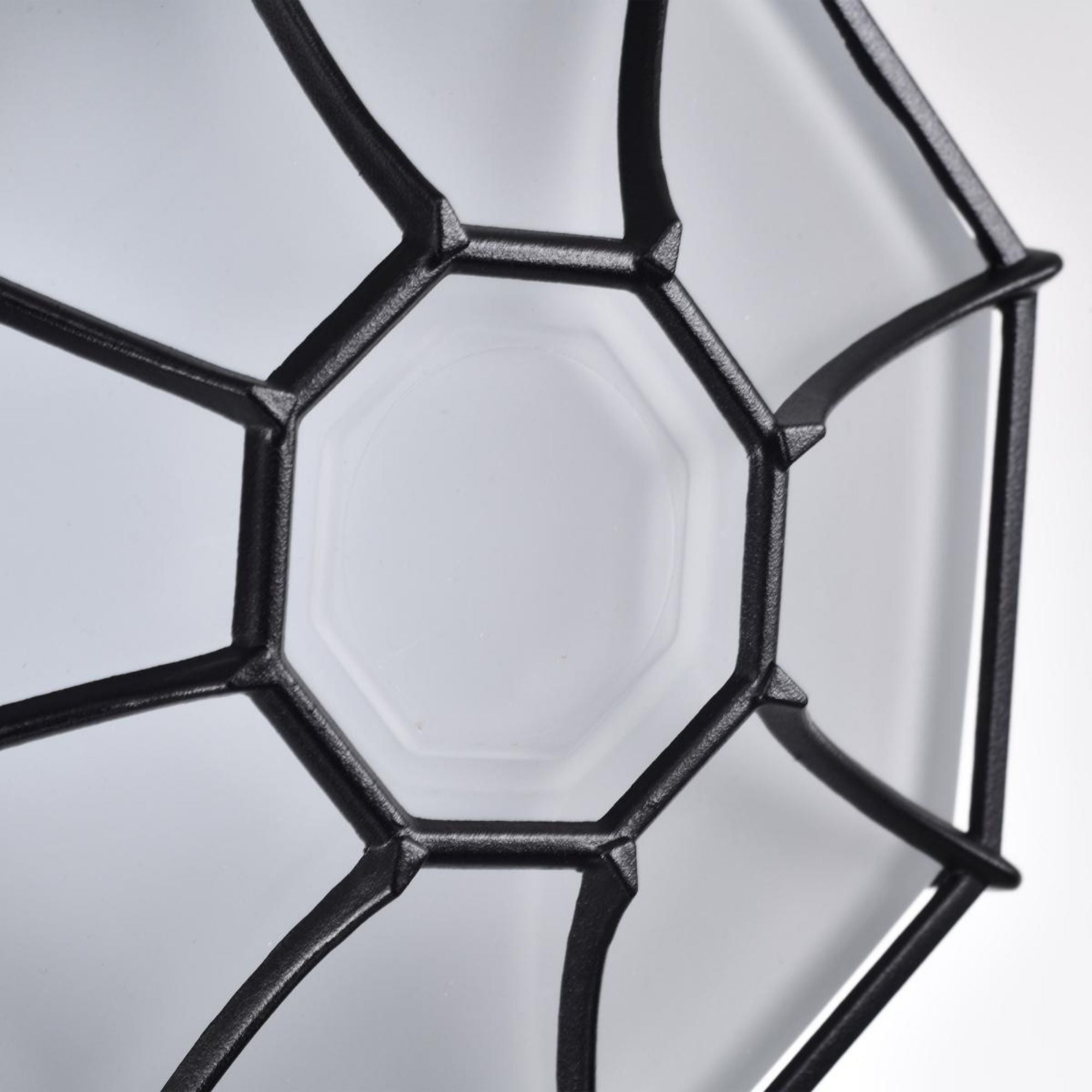 11" LED Ceiling Spider Cage Fixture, 1100 Lm, 3000K, Black - Bees Lighting