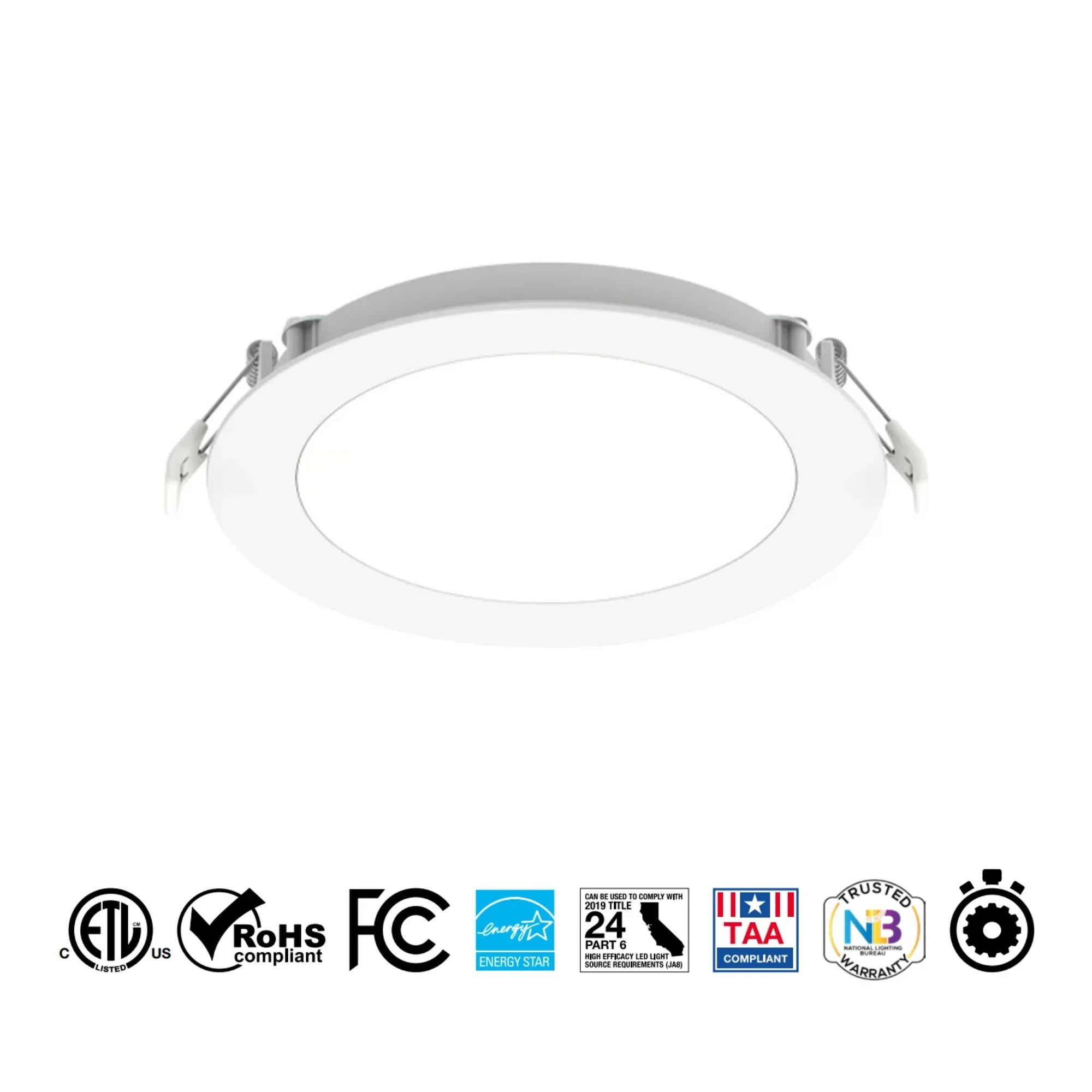 Microdisk 3" LED Canless Downlight, 500 Lumens, 5-CCT, 120V - Bees Lighting
