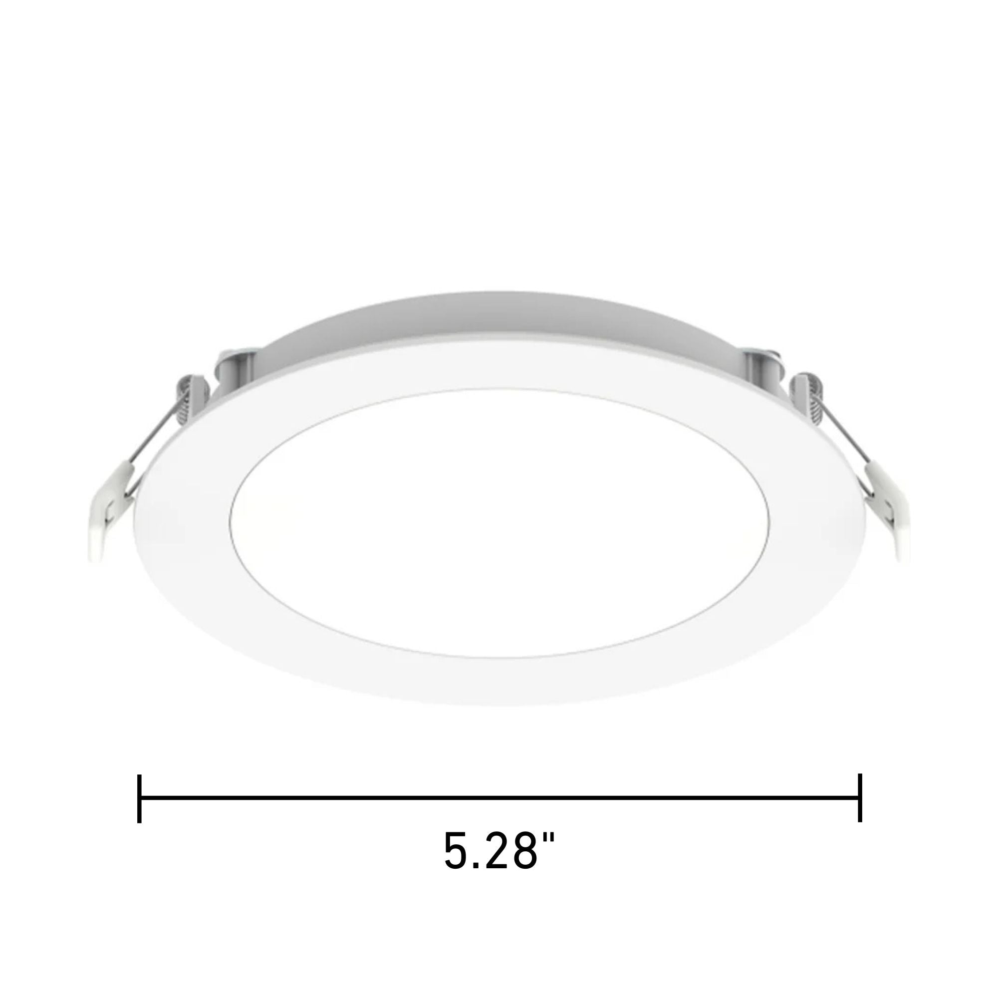 Microdisk 4" LED Canless Downlight, 800 Lumens, 5-CCT, 120V