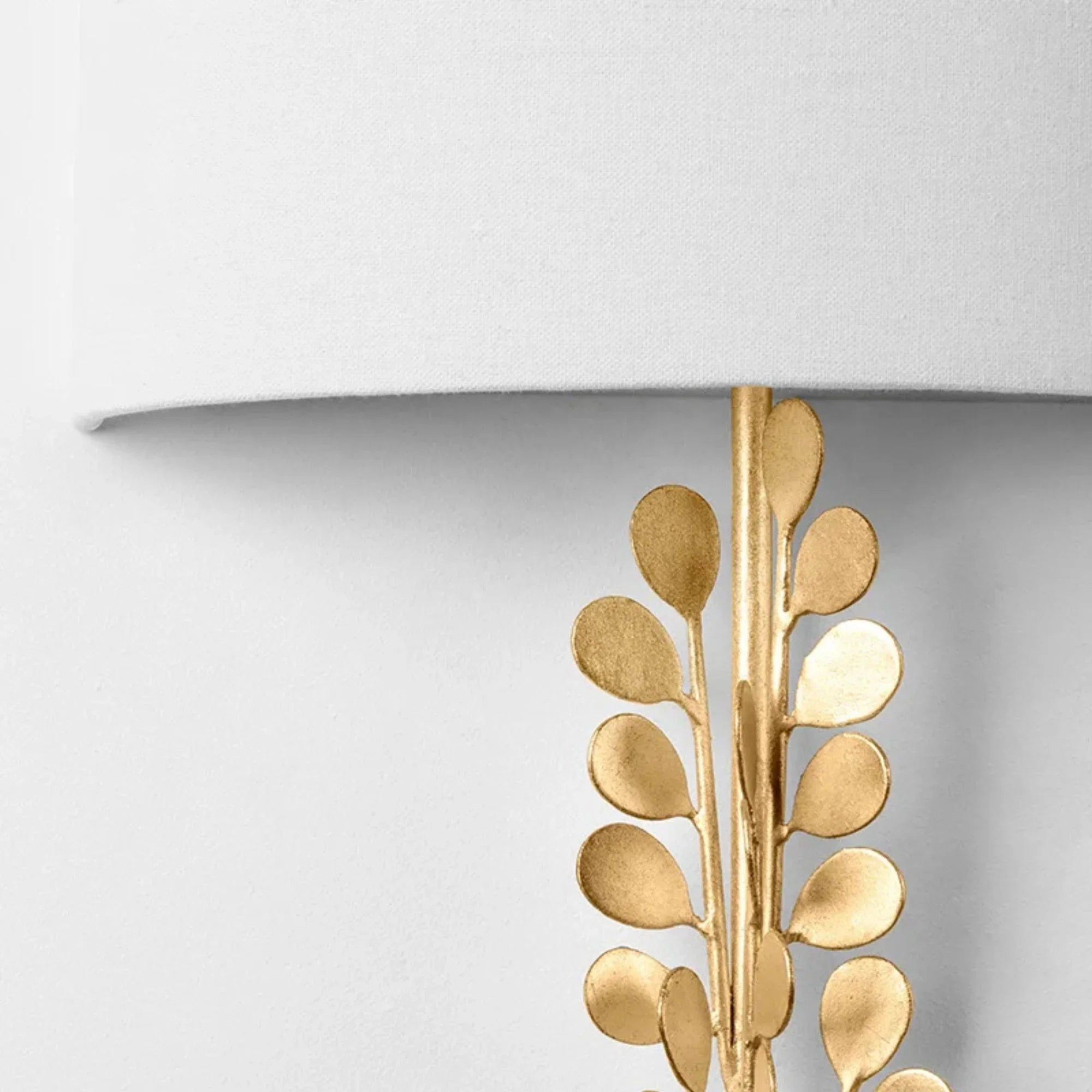 Adrienne 25" 2-Light Wall Sconce, Vintage Gold Leaf Finish