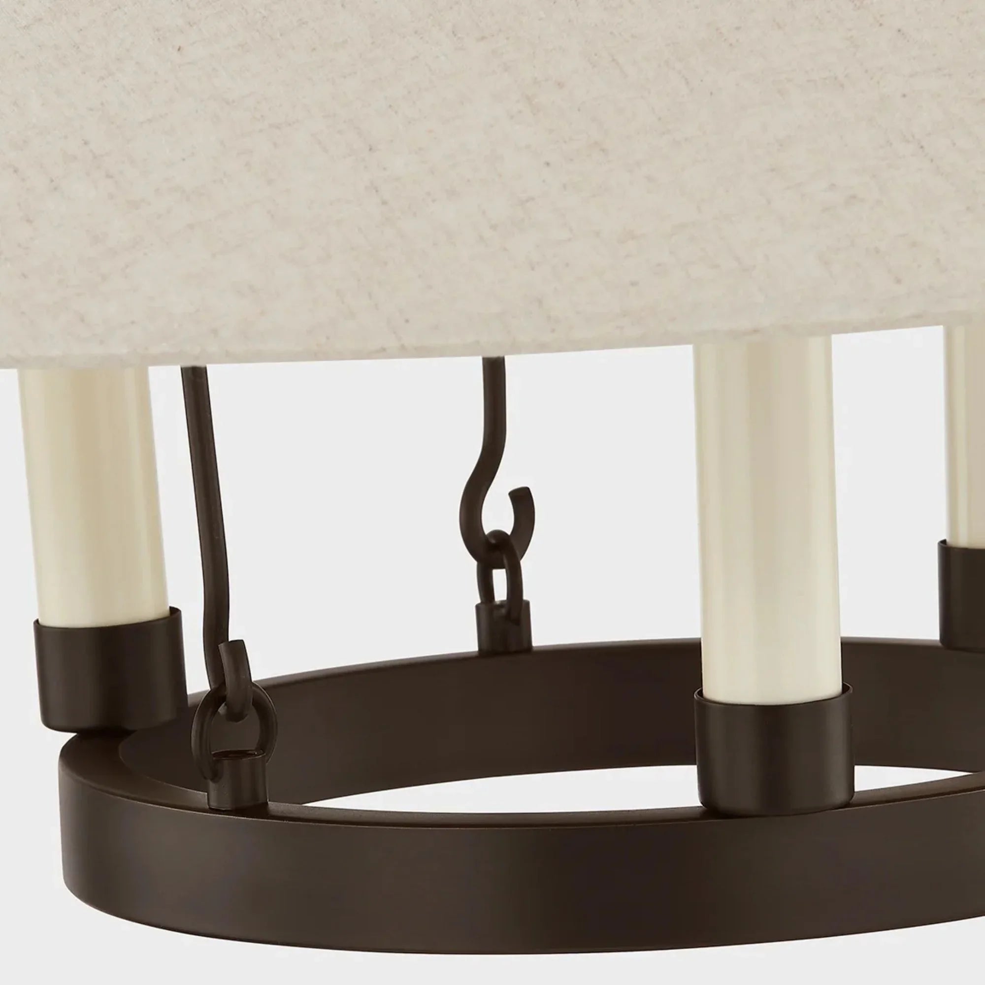 Archive 25" 3-Light Chandelier, Bronze Finish