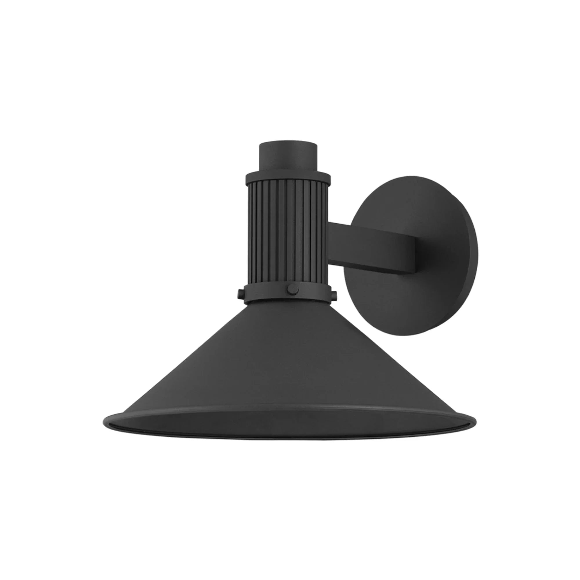Elani 11" Outdoor Wall Sconce, Textured Black Finish