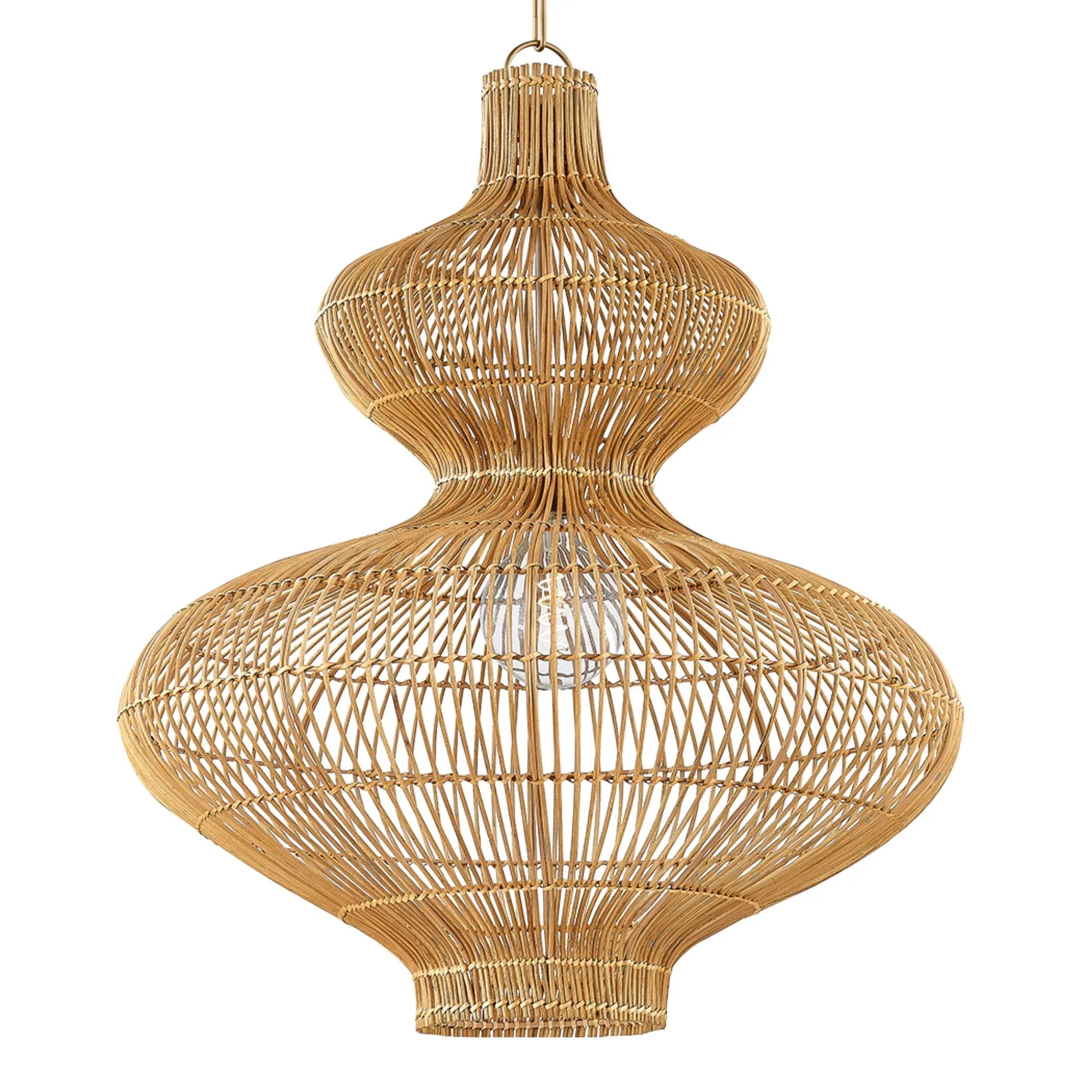 Irvine 33" Pendant, Patina Brass Finish