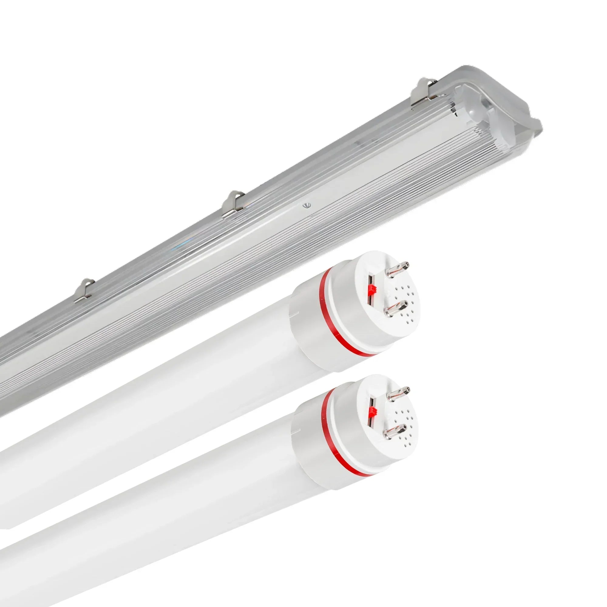 4ft LED Shop Light Vapor Tight, 4000 Lumens, 2 T8 Lamps