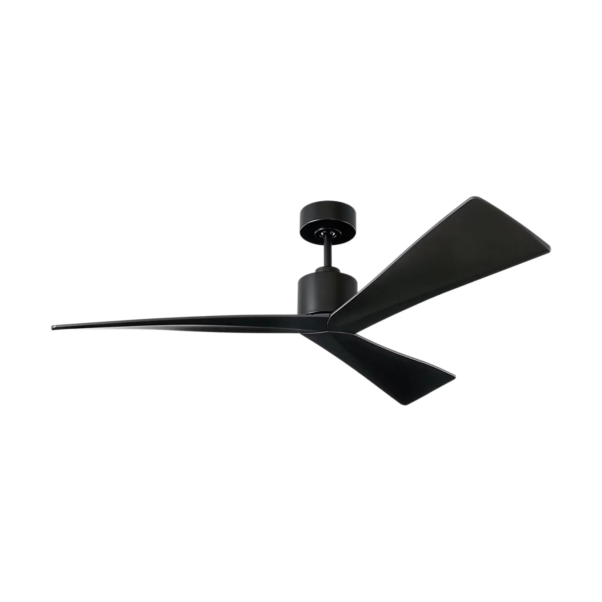 Adler 52" Matte Black Ceiling Fan with Remote