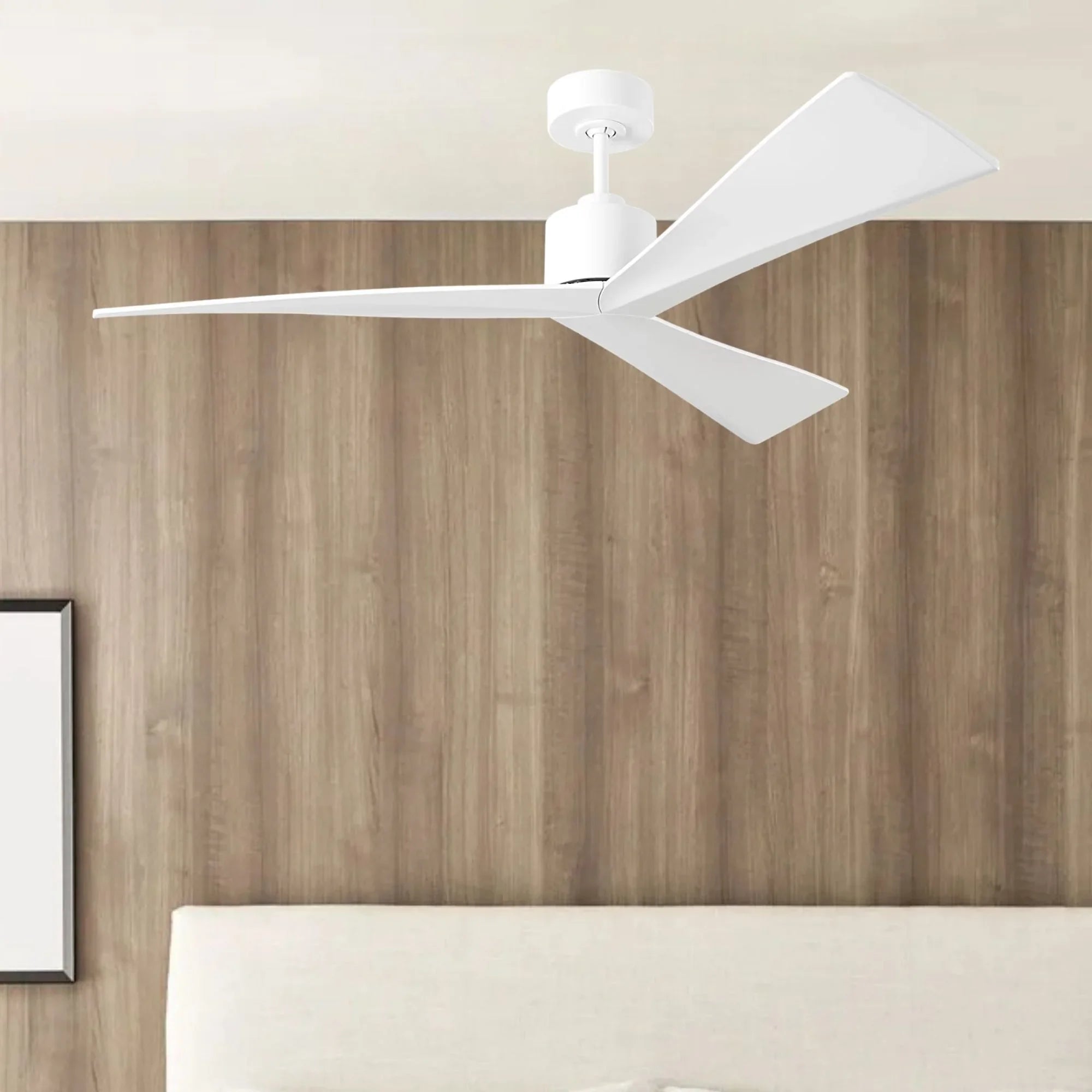 Adler 52" Matte White Ceiling Fan with Remote