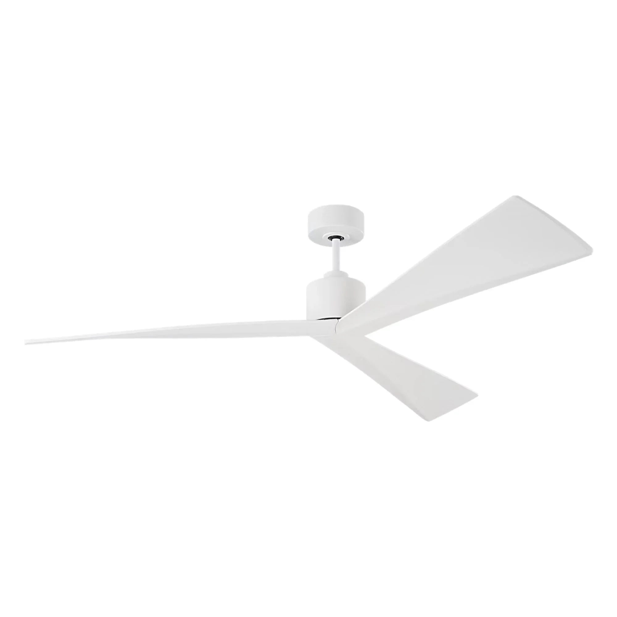 Adler 60" Matte White Ceiling Fan with Remote