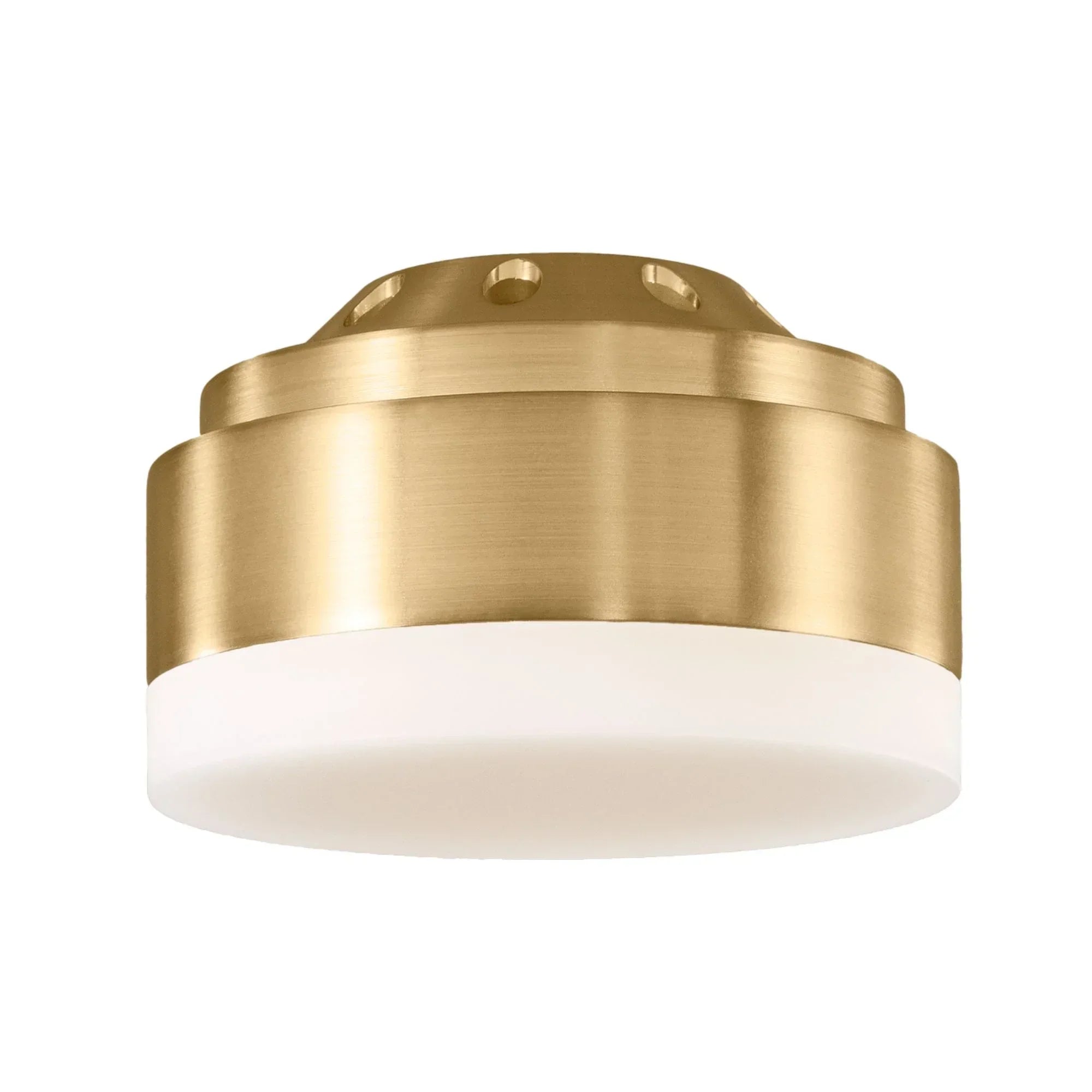 Aspen Ceiling Fan Light Kit Burnished Brass Finish