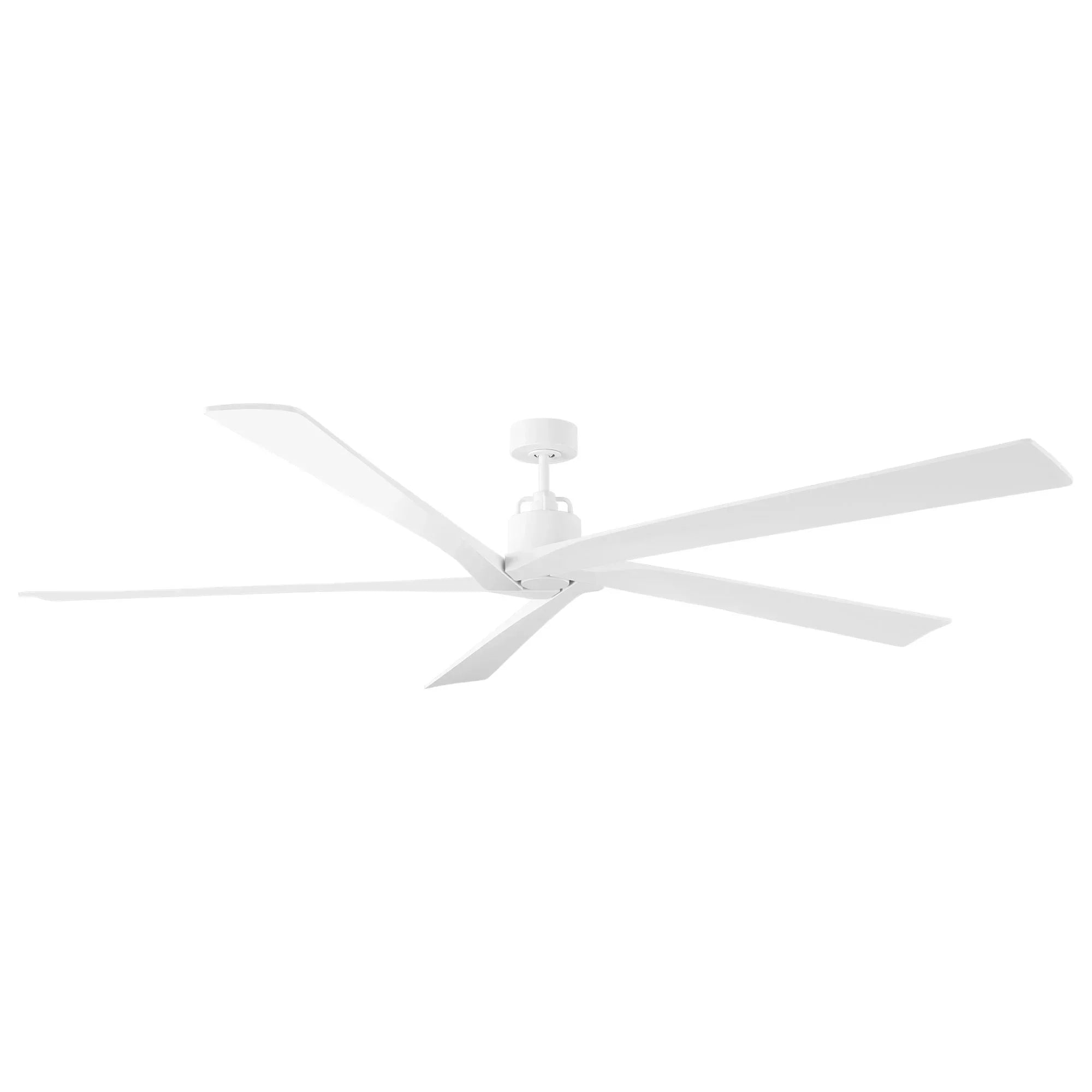 Aspen 84" Matte White X-Large Ceiling Fan with Remote