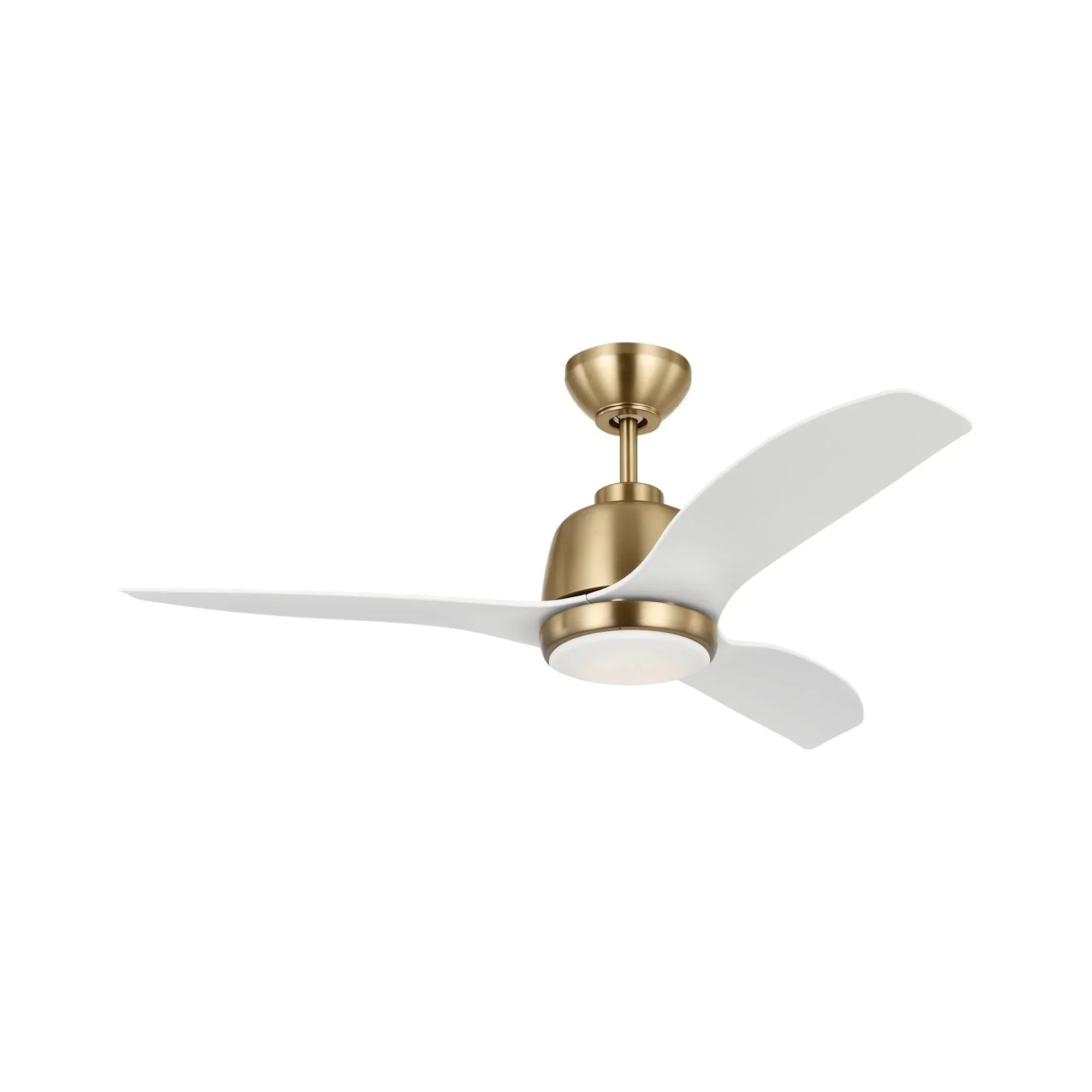 Avila 60" Satin Brass Ceiling Fan with Light & Remote
