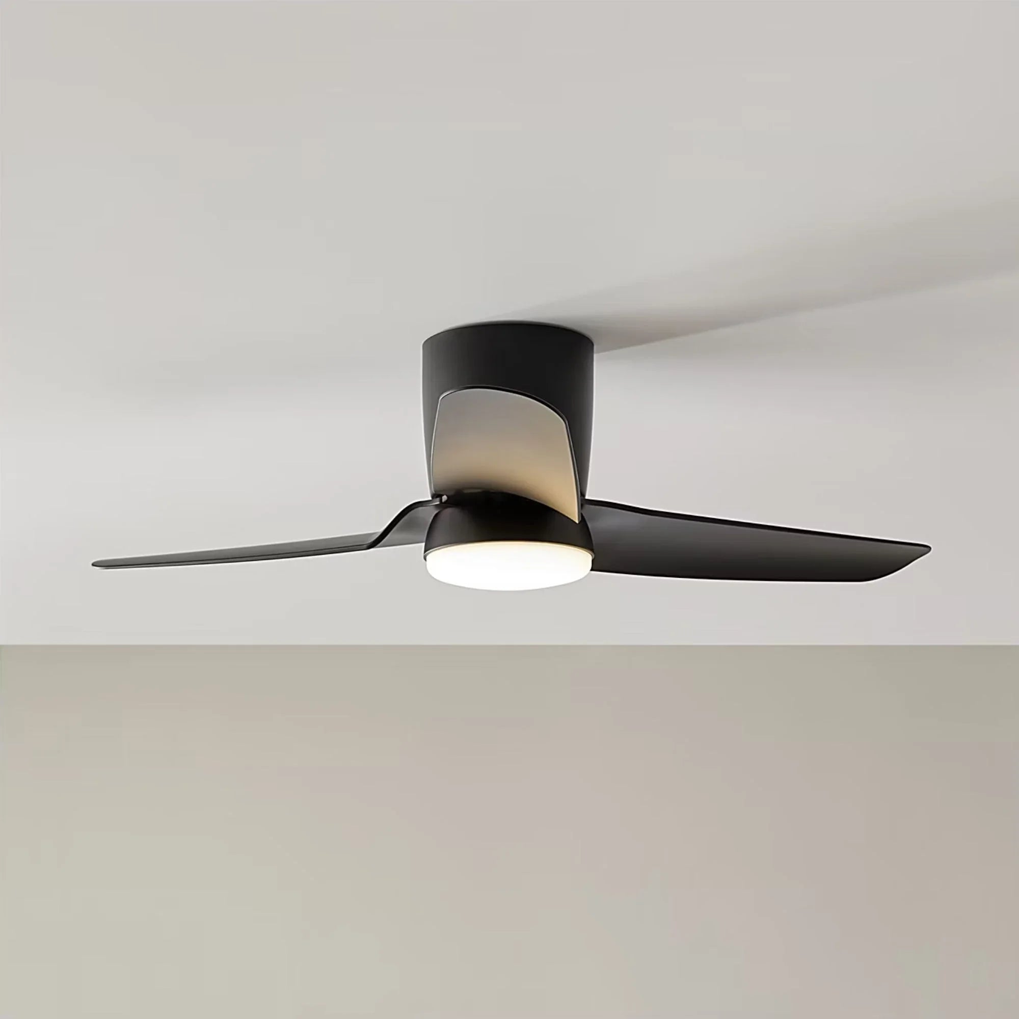 Colgin 44" Midnight Black Hugger LED Ceiling Fan