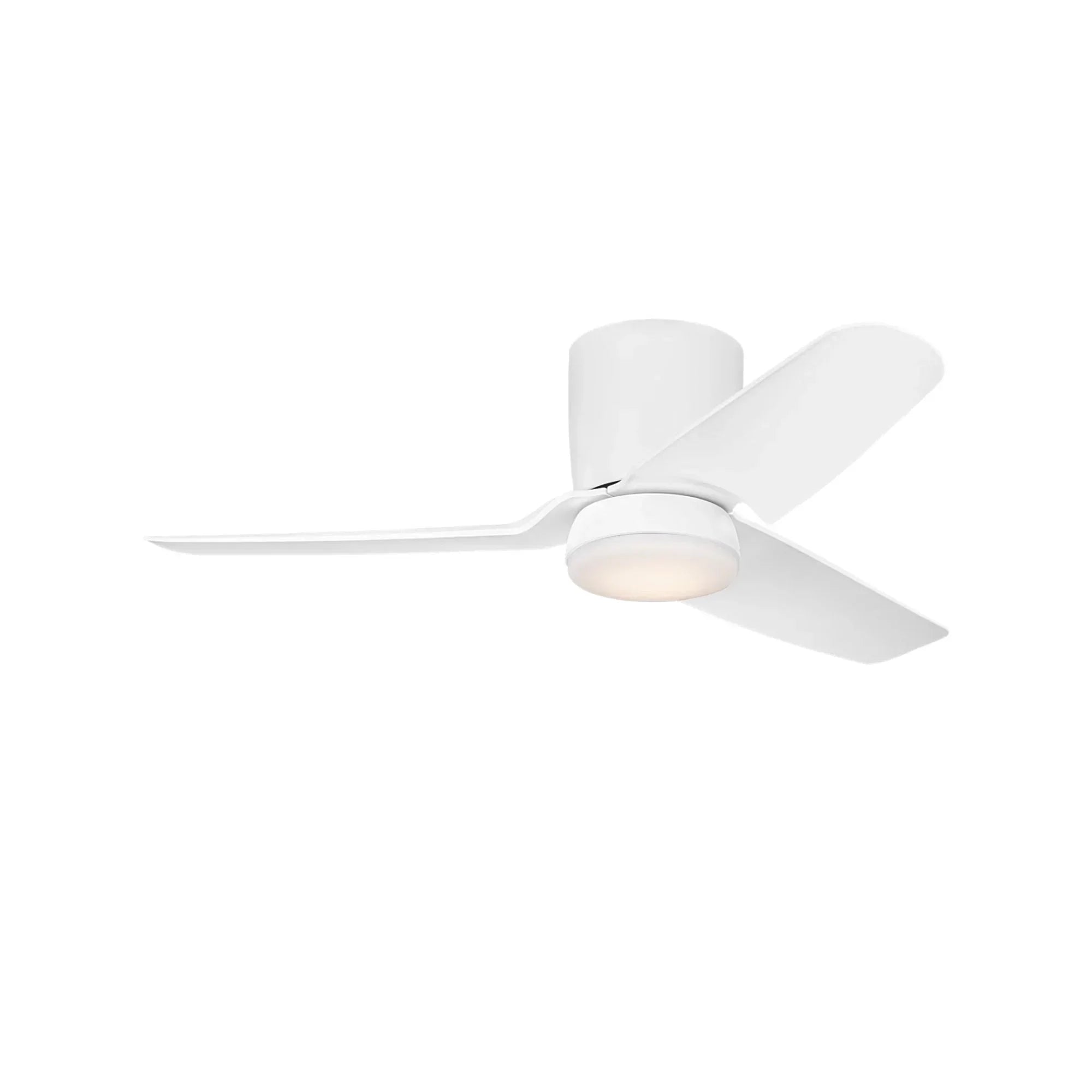Colgin 44" Matte White Hugger LED Ceiling Fan
