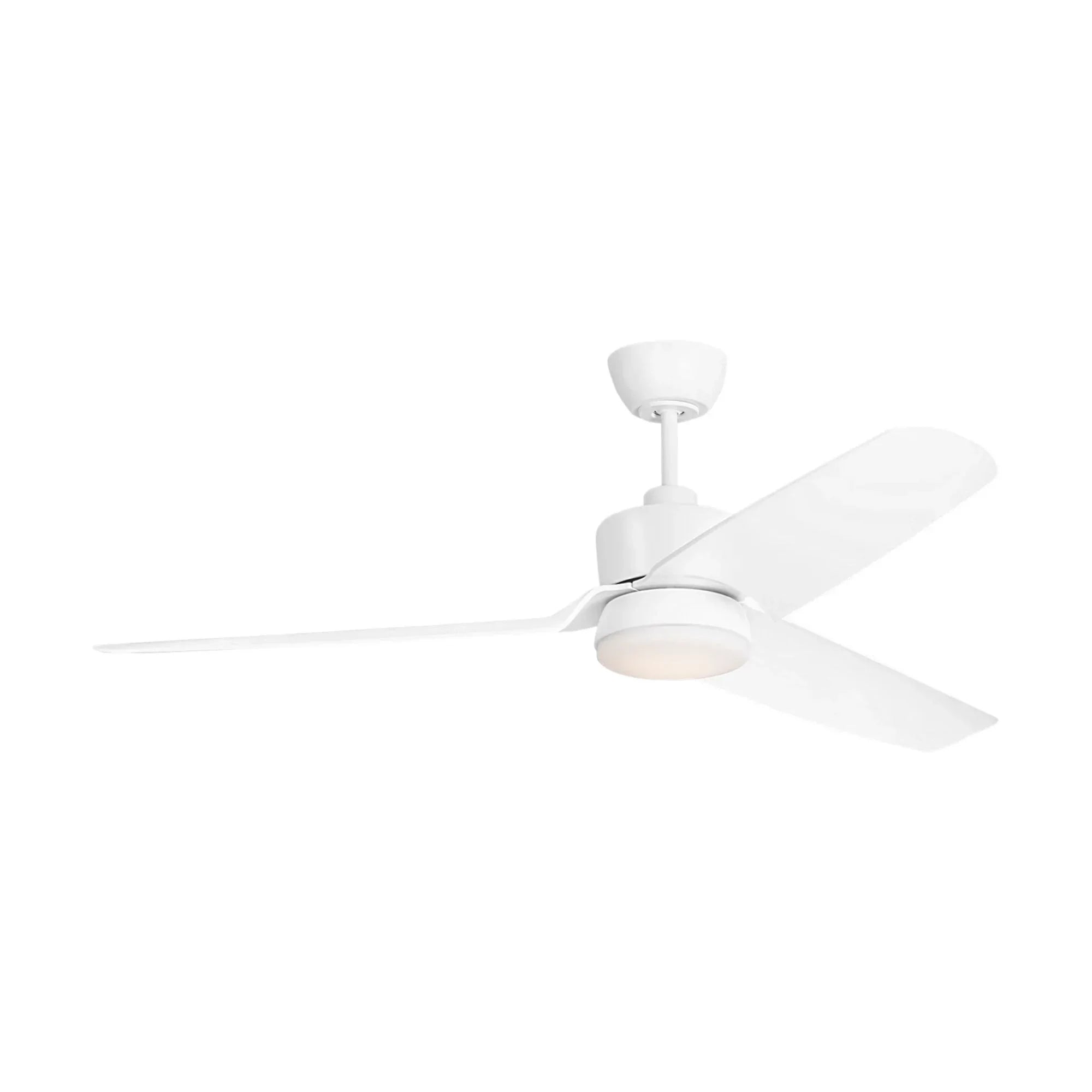 Colgin 56" Matte White Downrod LED Ceiling Fan