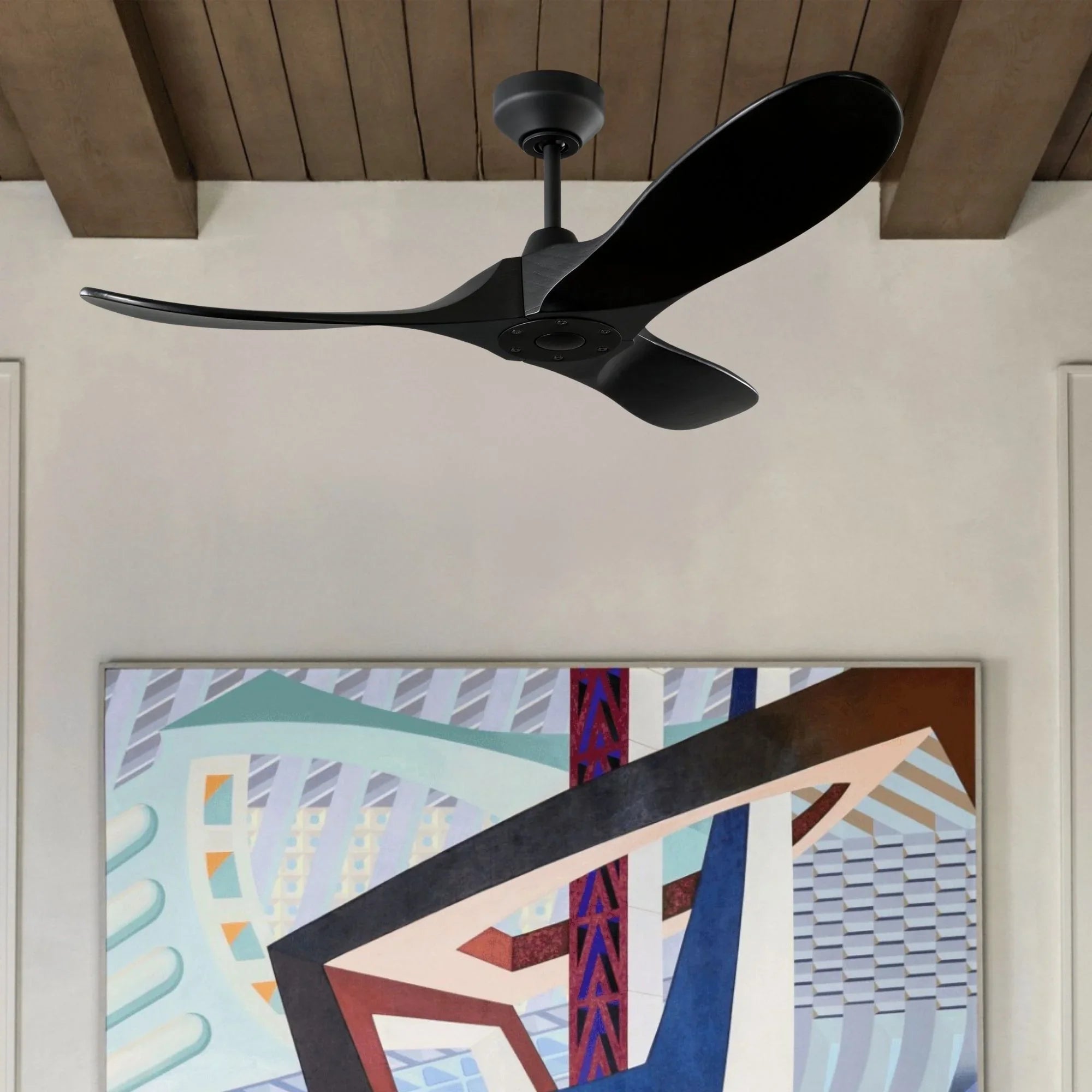 Maverick Smart 44" Midnight Black Ceiling Fan with Remote