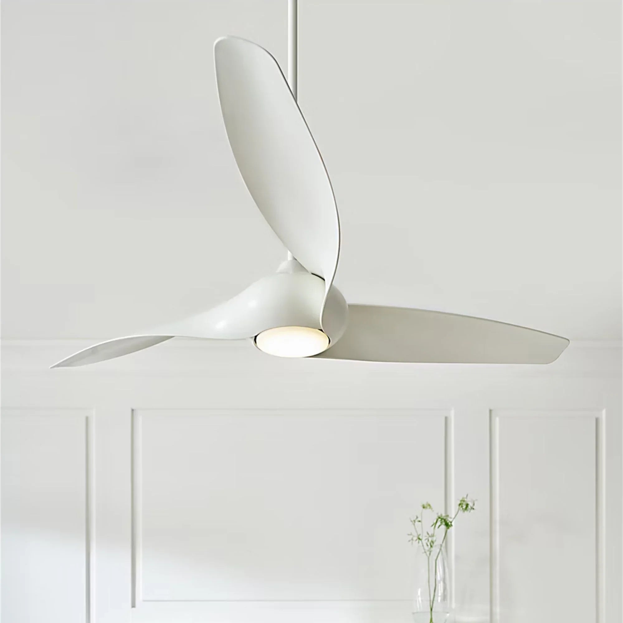 Topan Smart 60" Matte White LED Ceiling Fan with Remote