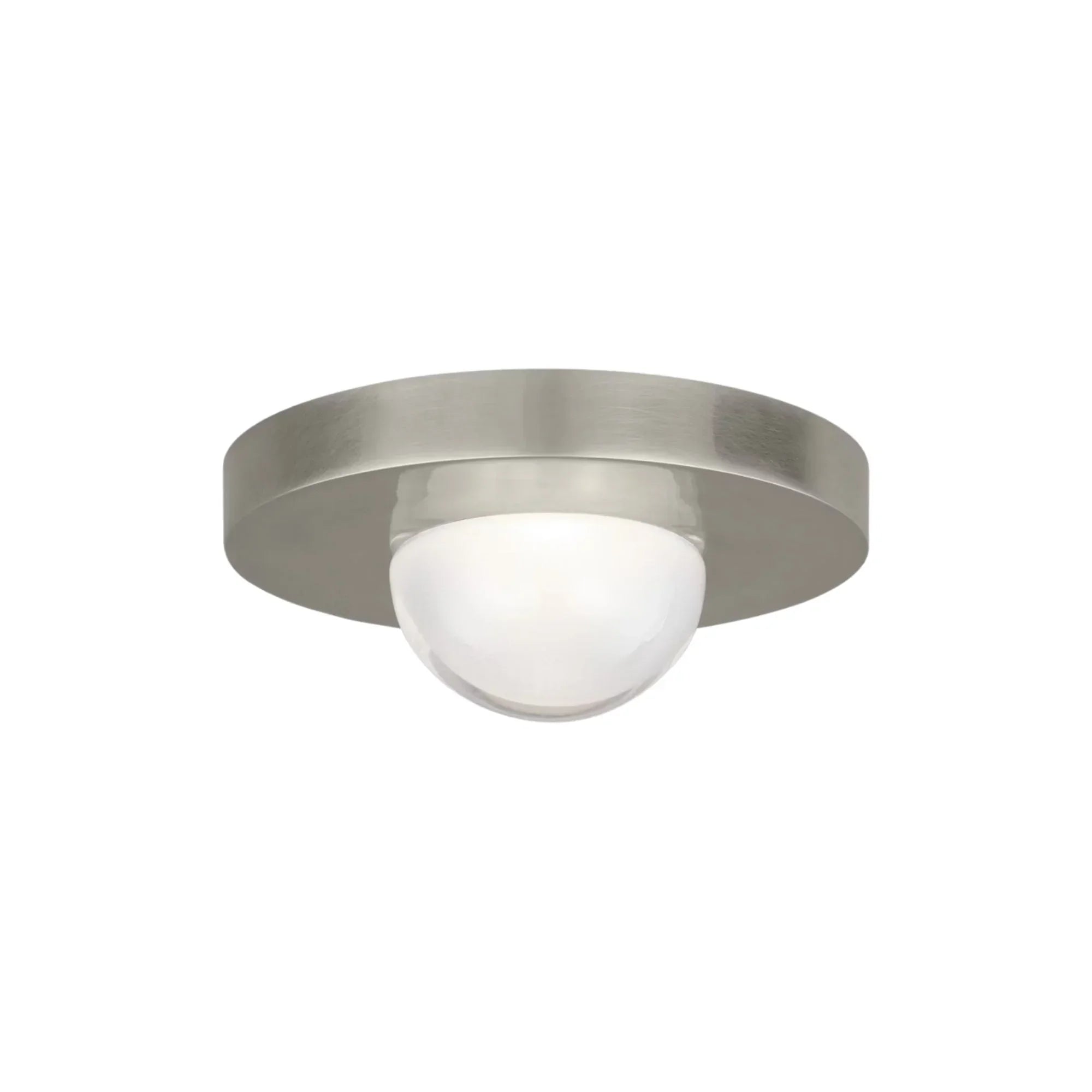 Ebell 5" LED Mini Flush Mount, 120-277V, Antique Nickel Finish