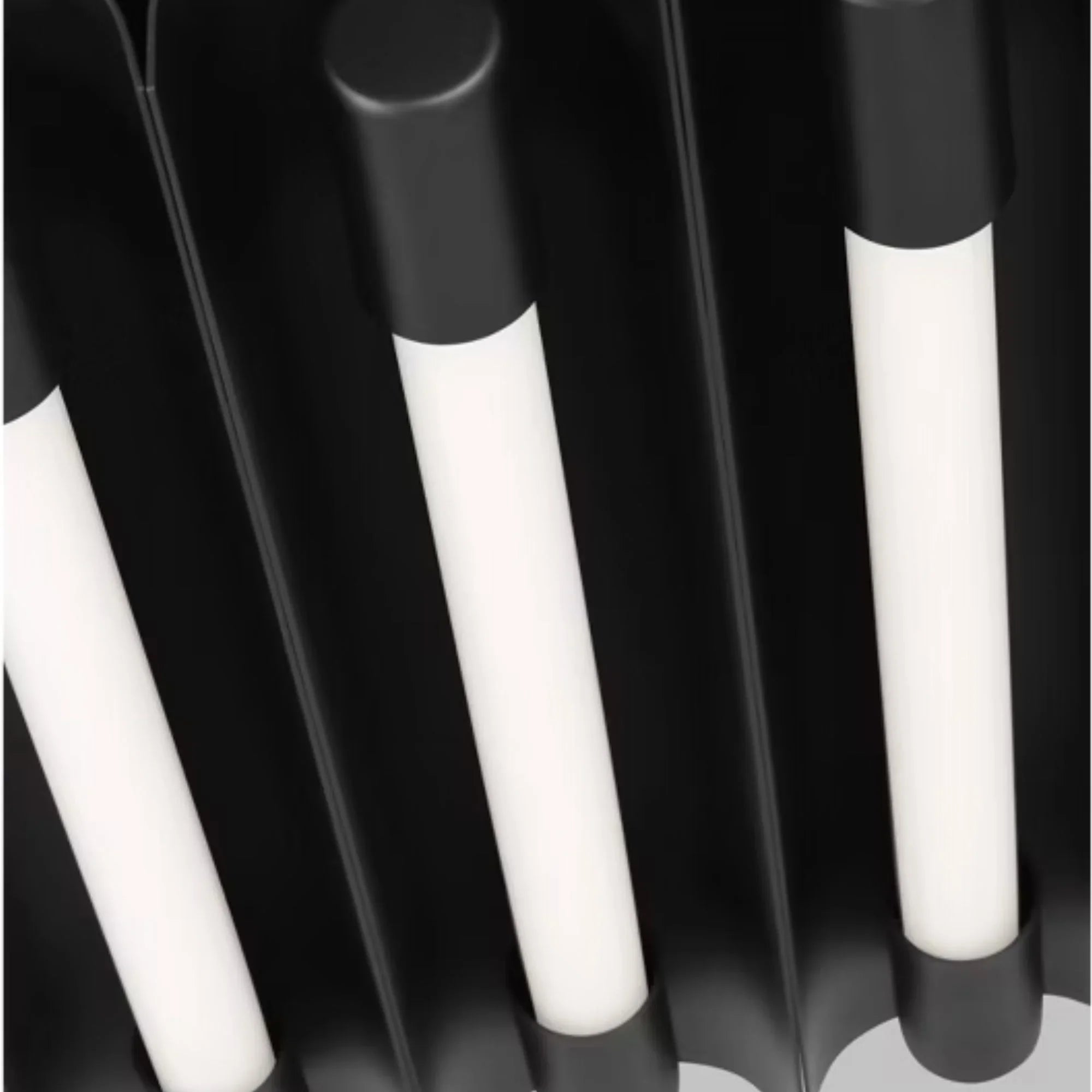 Carson 17" LED 5-Light Flush Mount, Midnight Black Finish