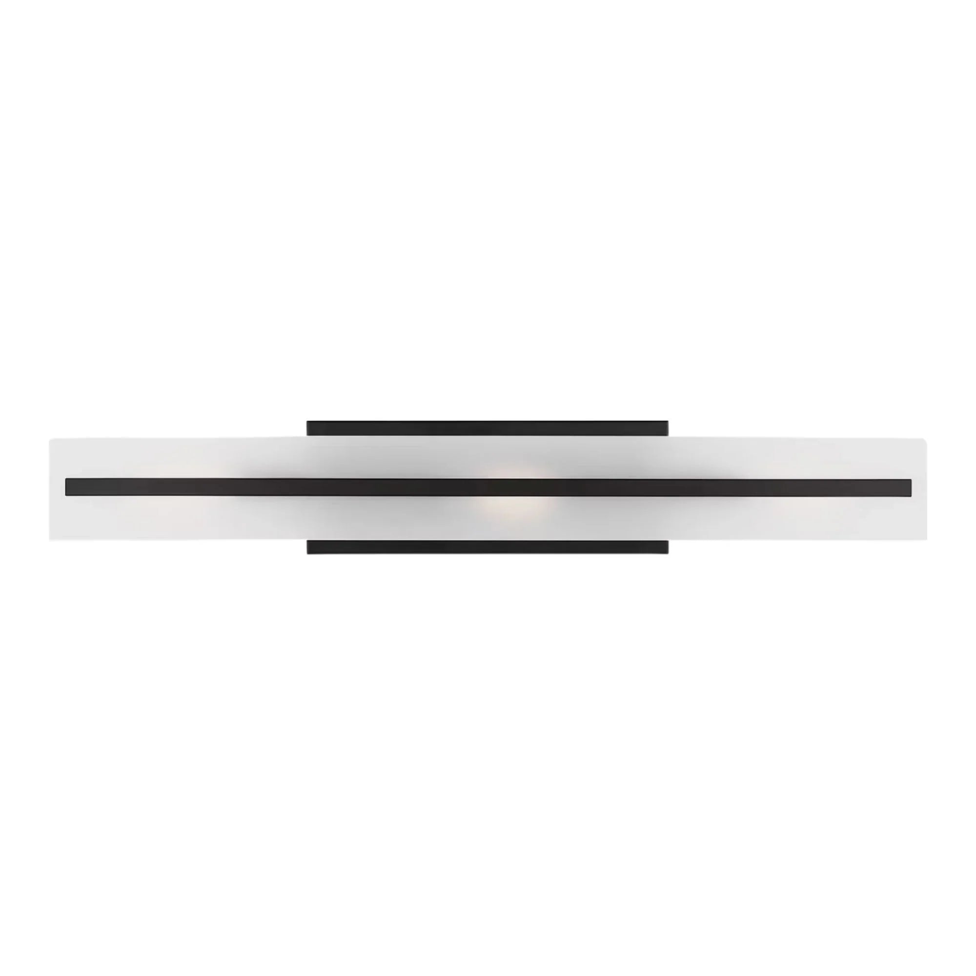 Dex 30" Large 3-Light LED Bathroom Vanity, Midnight Black Finish