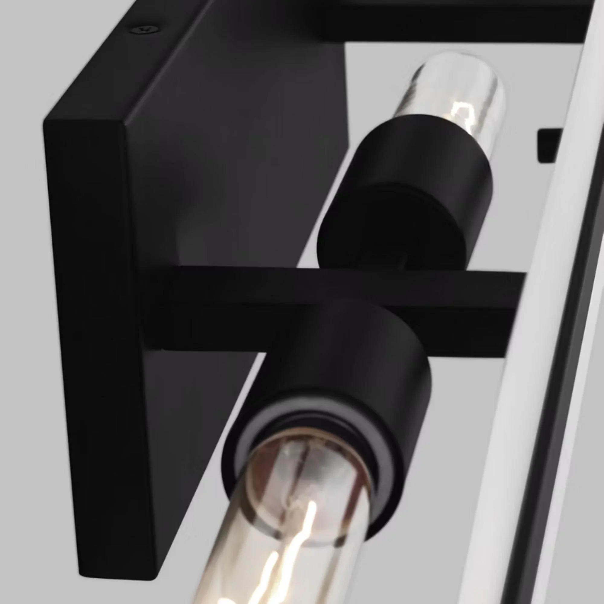 Dex 30" Large 3-Light LED Bathroom Vanity, Midnight Black Finish