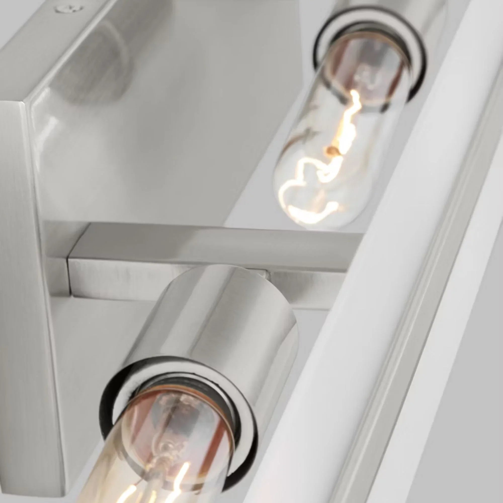 Dex 30" Large 3-Light LED Bathroom Vanity, Brushed Nickel Finish