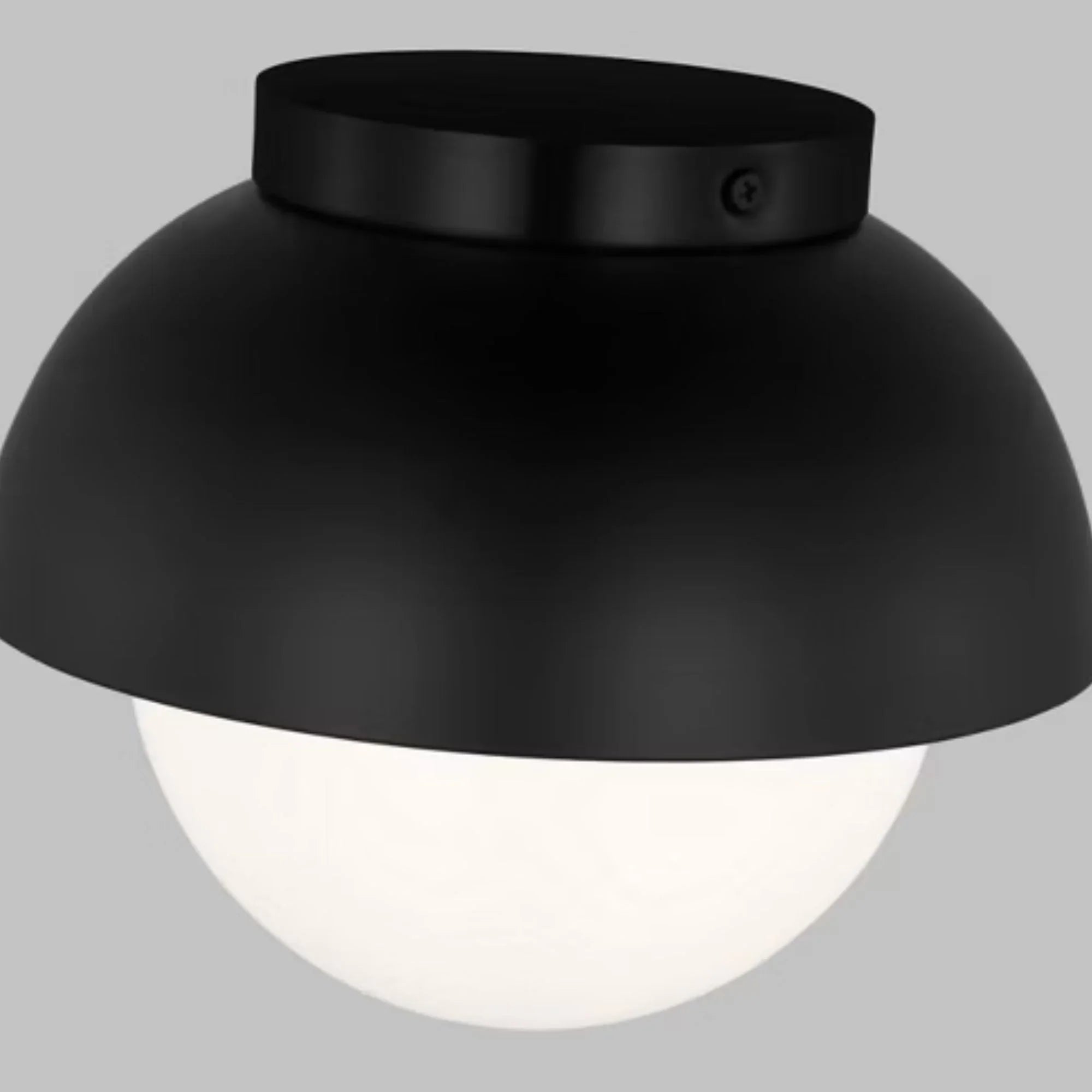 Hyde 8" Flush Mount, Midnight Black Finish