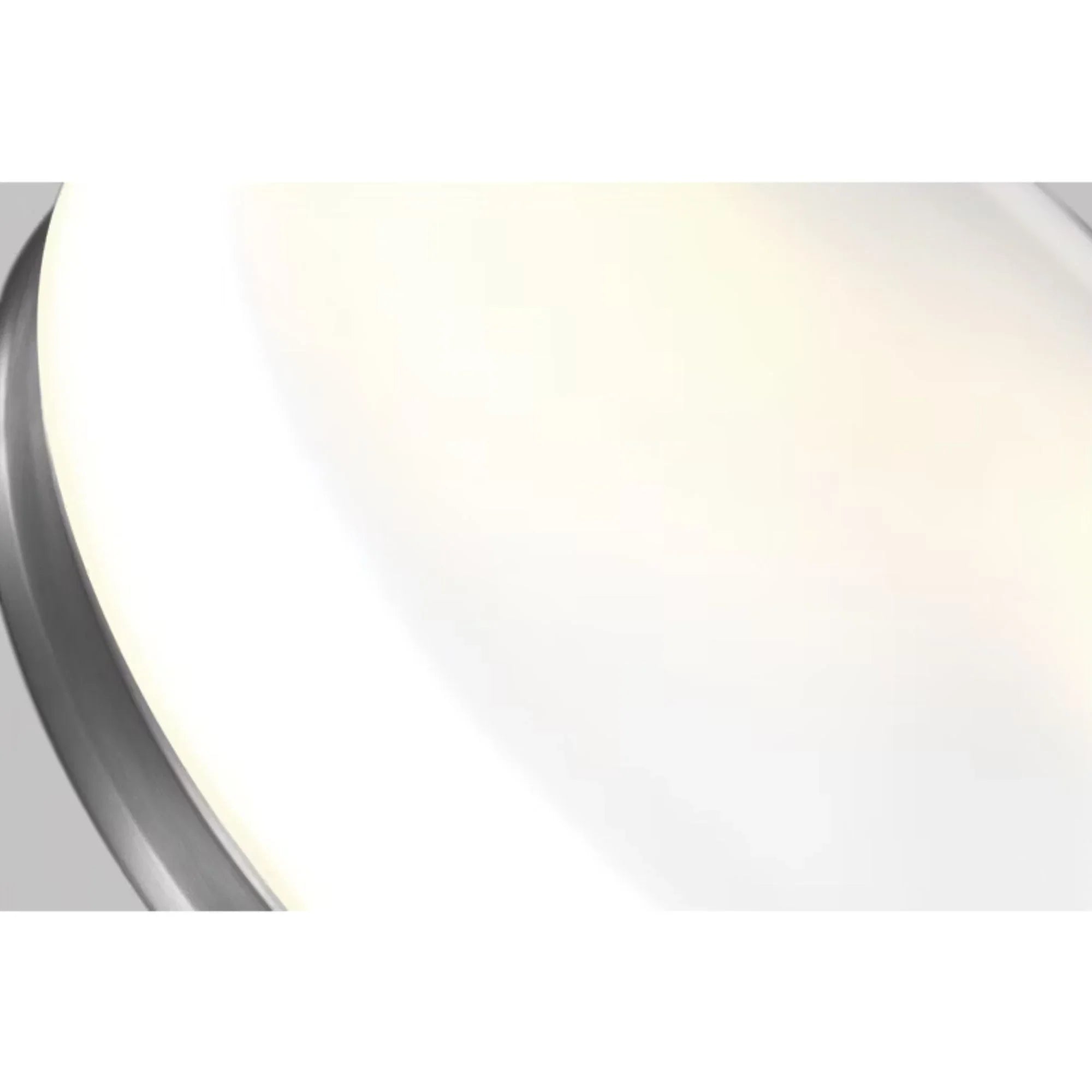 Issen 14" 2-Light Flush Mount, Chrome Finish