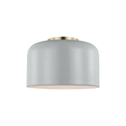 Malone 11" LED Small Flush Mount, Matte Grey Finish
