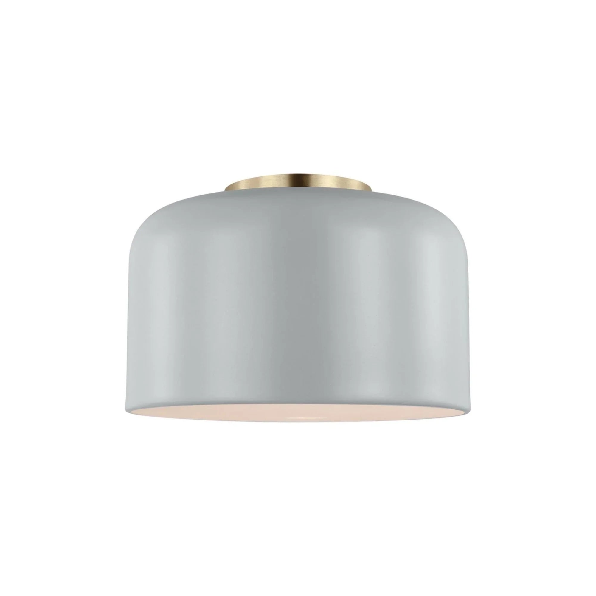 Malone 11" LED Small Flush Mount, Matte Grey Finish