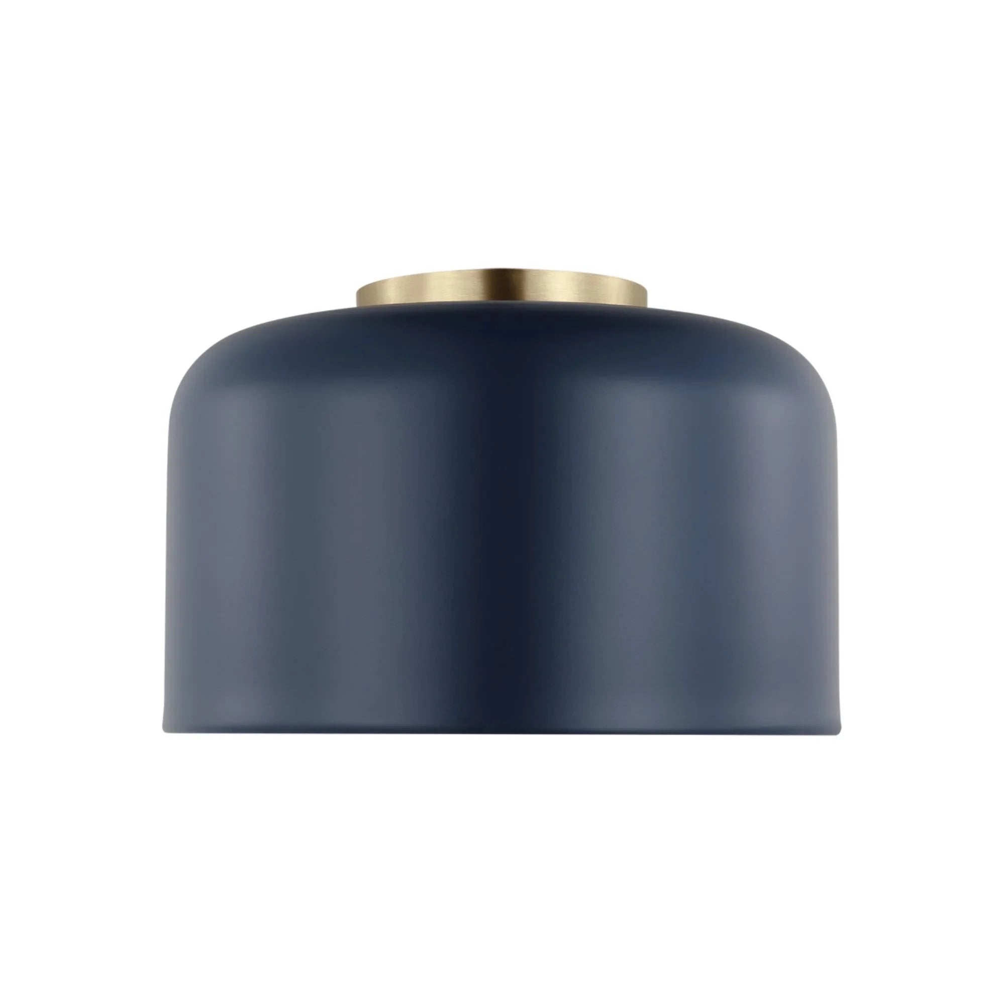 Malone 11" LED Small Flush Mount, Navy Finish