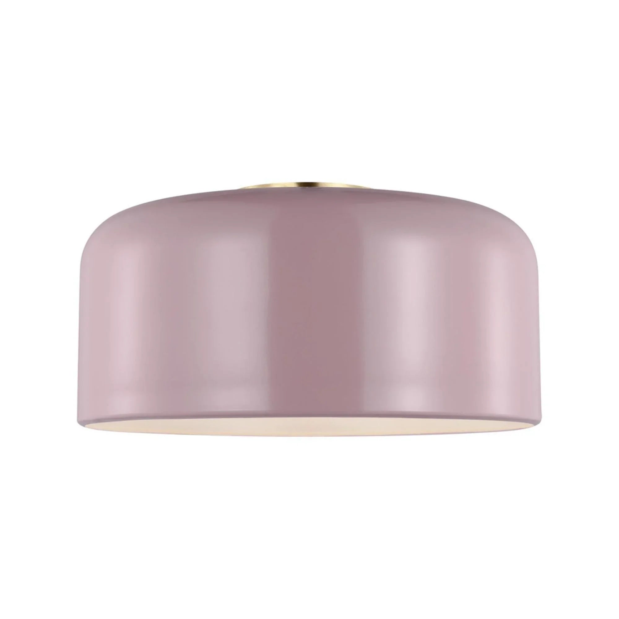Malone 14" Medium Flush Mount, Rose Finish