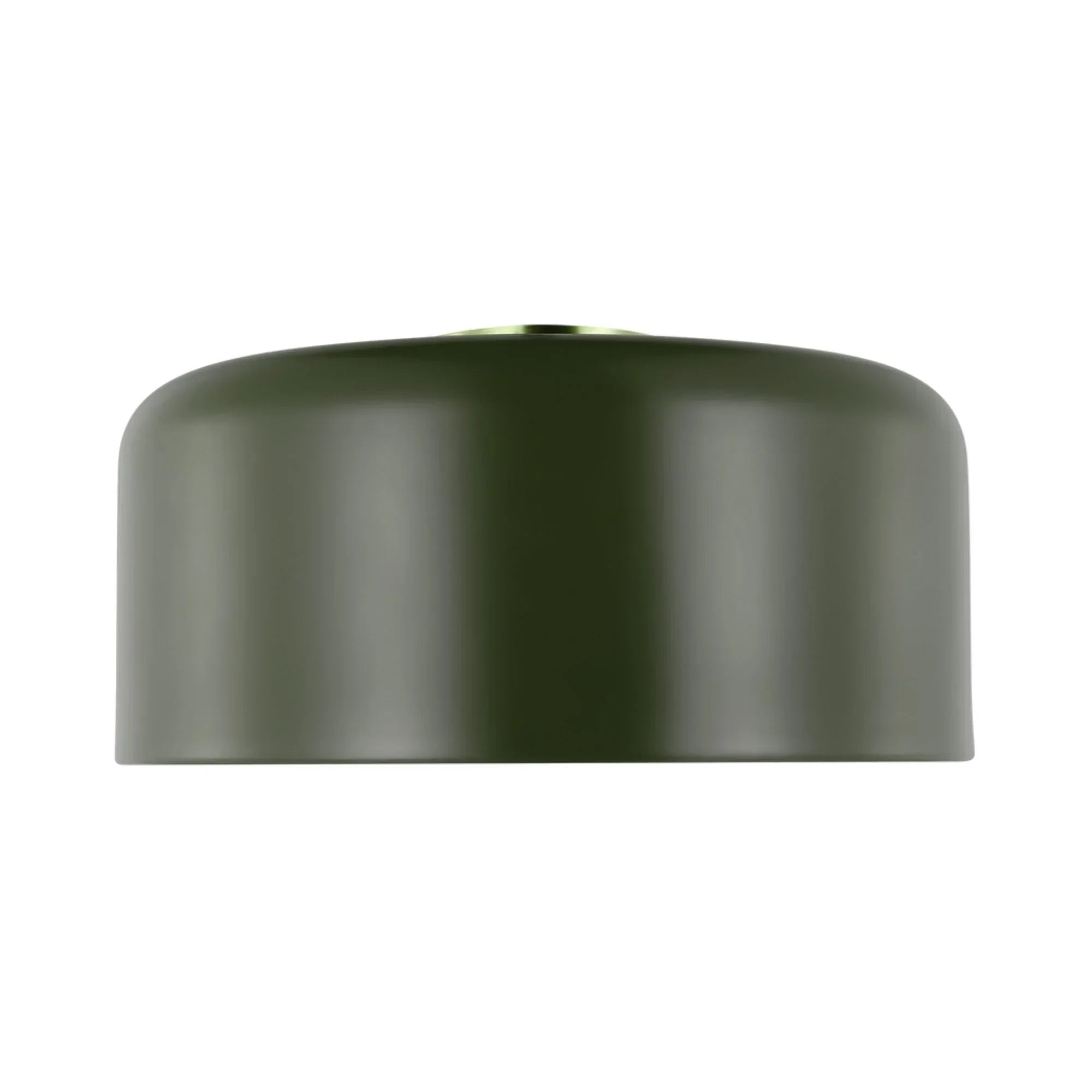 Malone 16" Large Flush Mount, Olive Finish