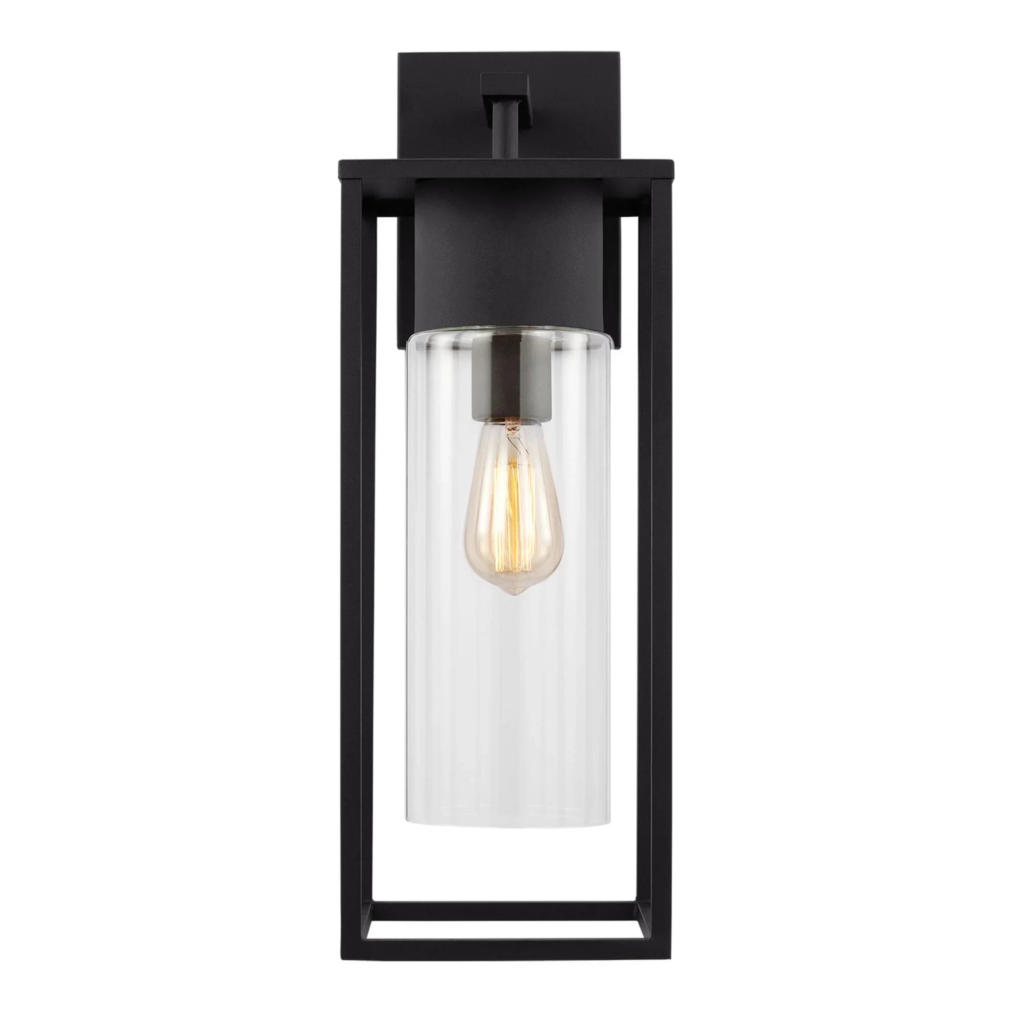 Vado 23" X-Large Outdoor Wall Lantern, Black Finish