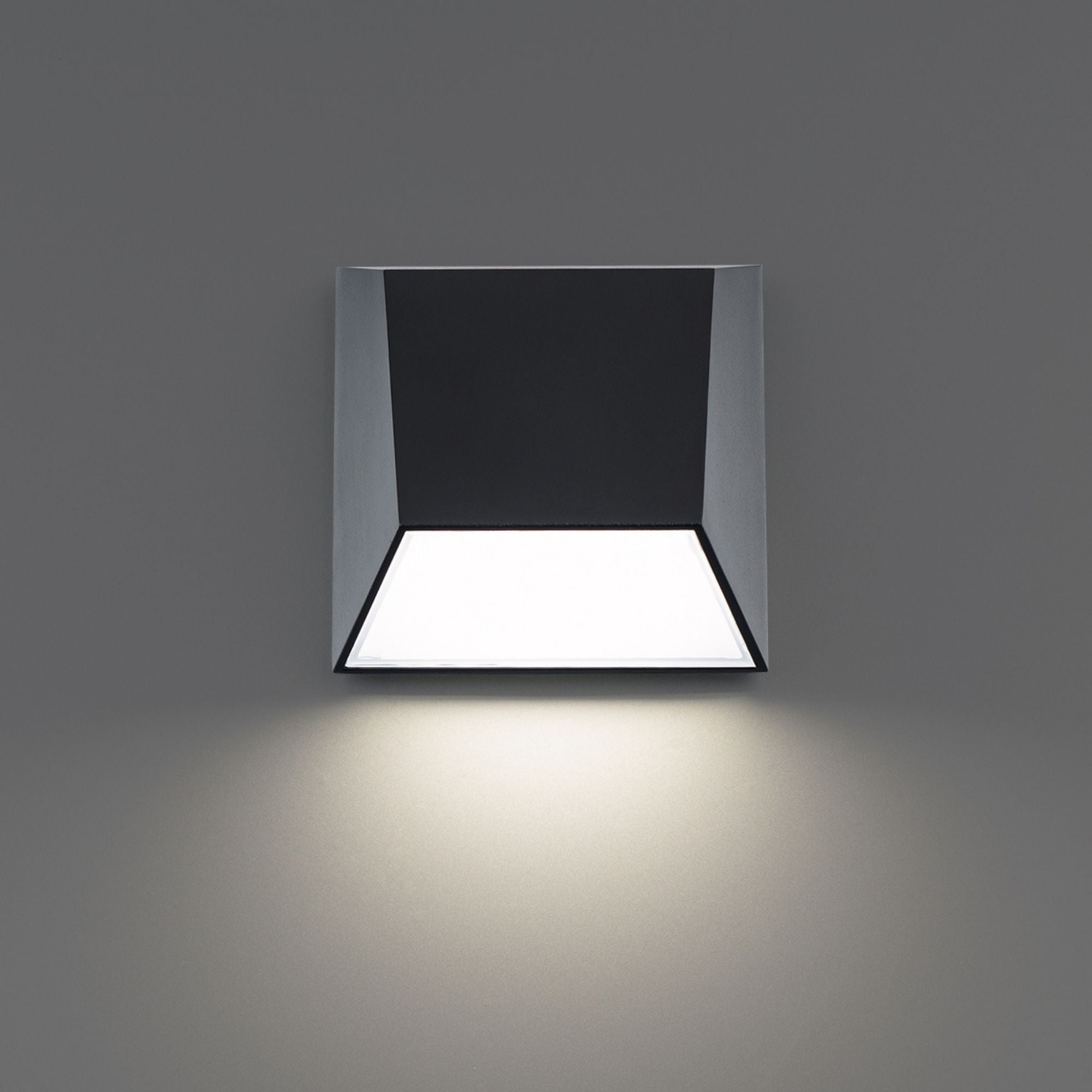 Atlantis 6 in LED Outdoor Wall Sconce CCT Selectable Black Finish - Bees Lighting