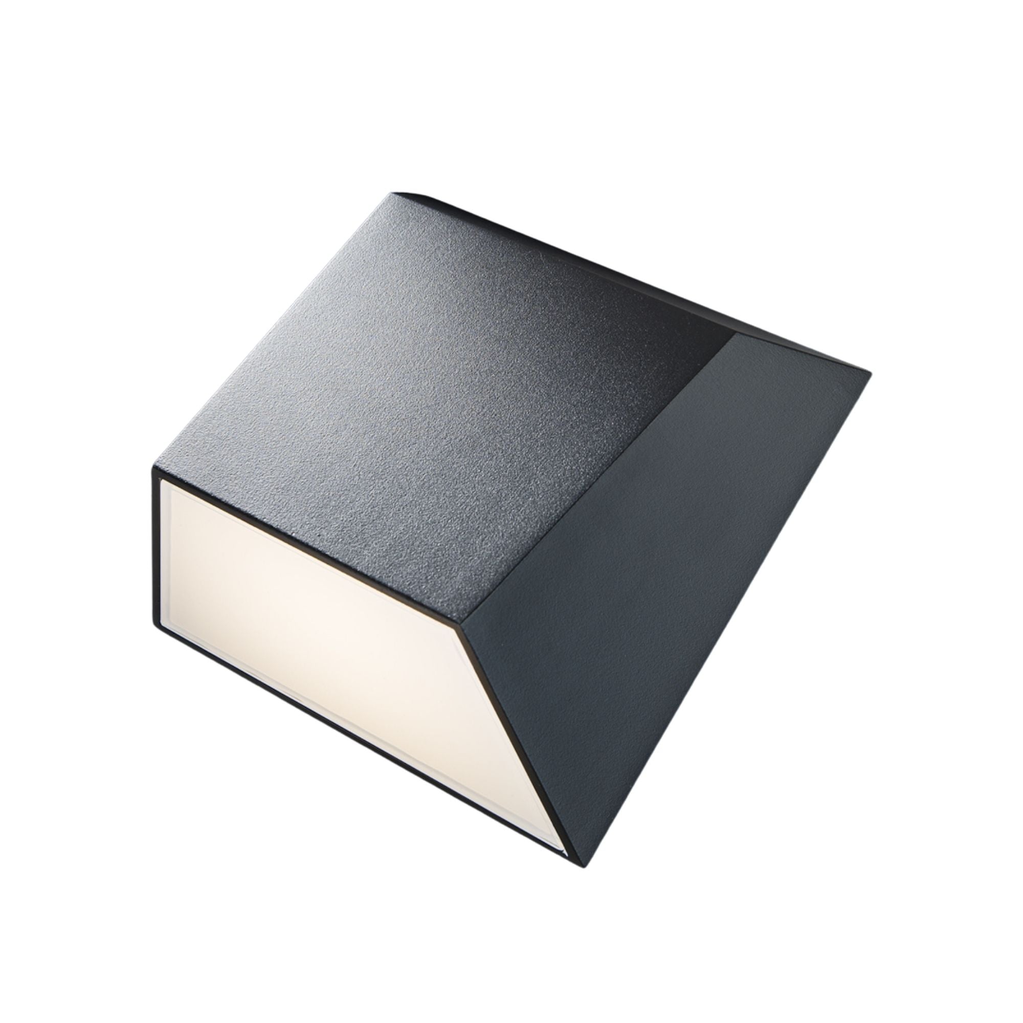 Atlantis 6 in LED Outdoor Wall Sconce CCT Selectable Black Finish - Bees Lighting