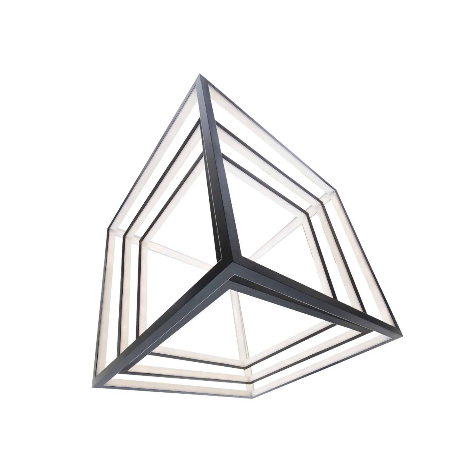 Atlas 50" LED Pendant, 3500K, Black Finish - Bees Lighting