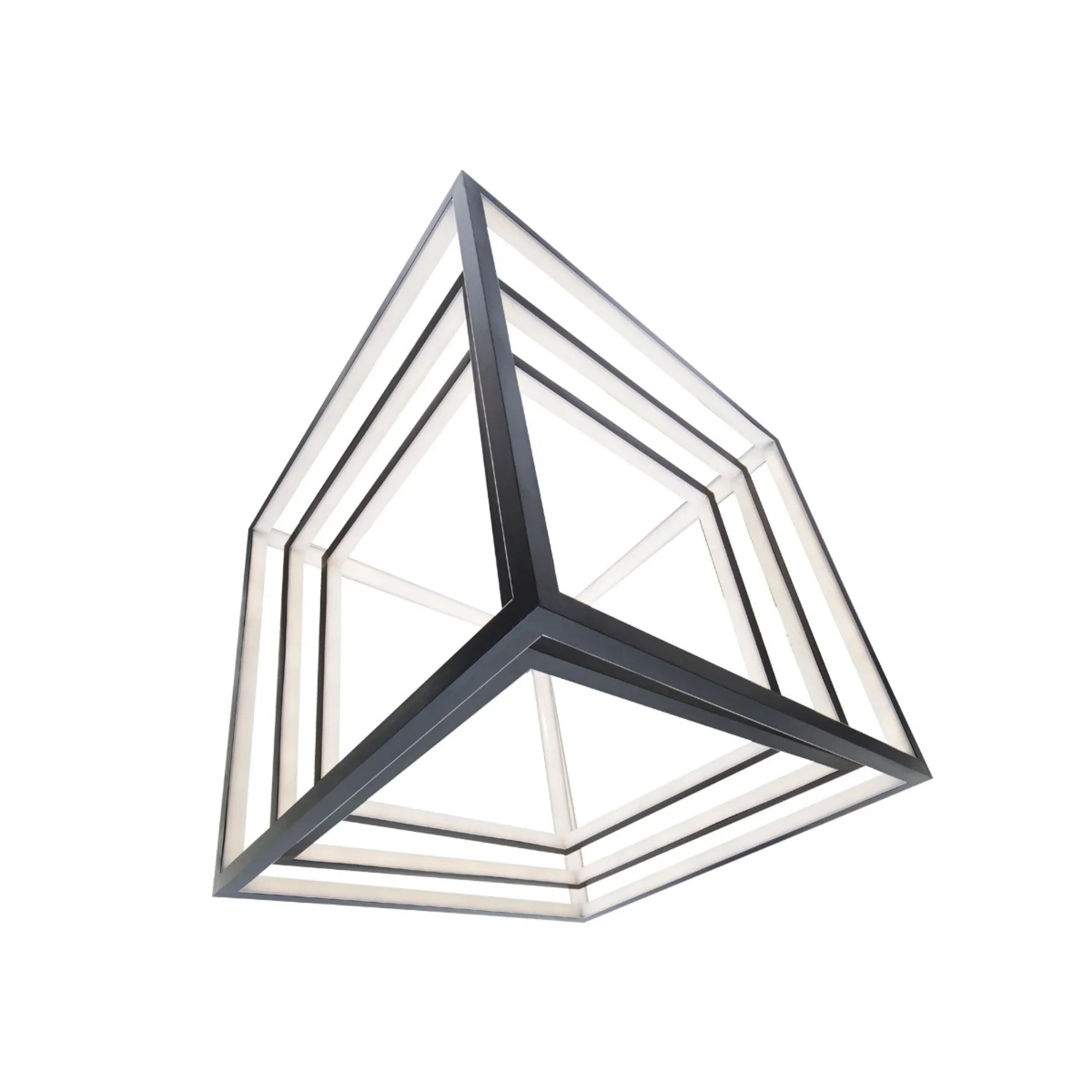Atlas 50" LED Pendant, 3500K, Black Finish - Bees Lighting