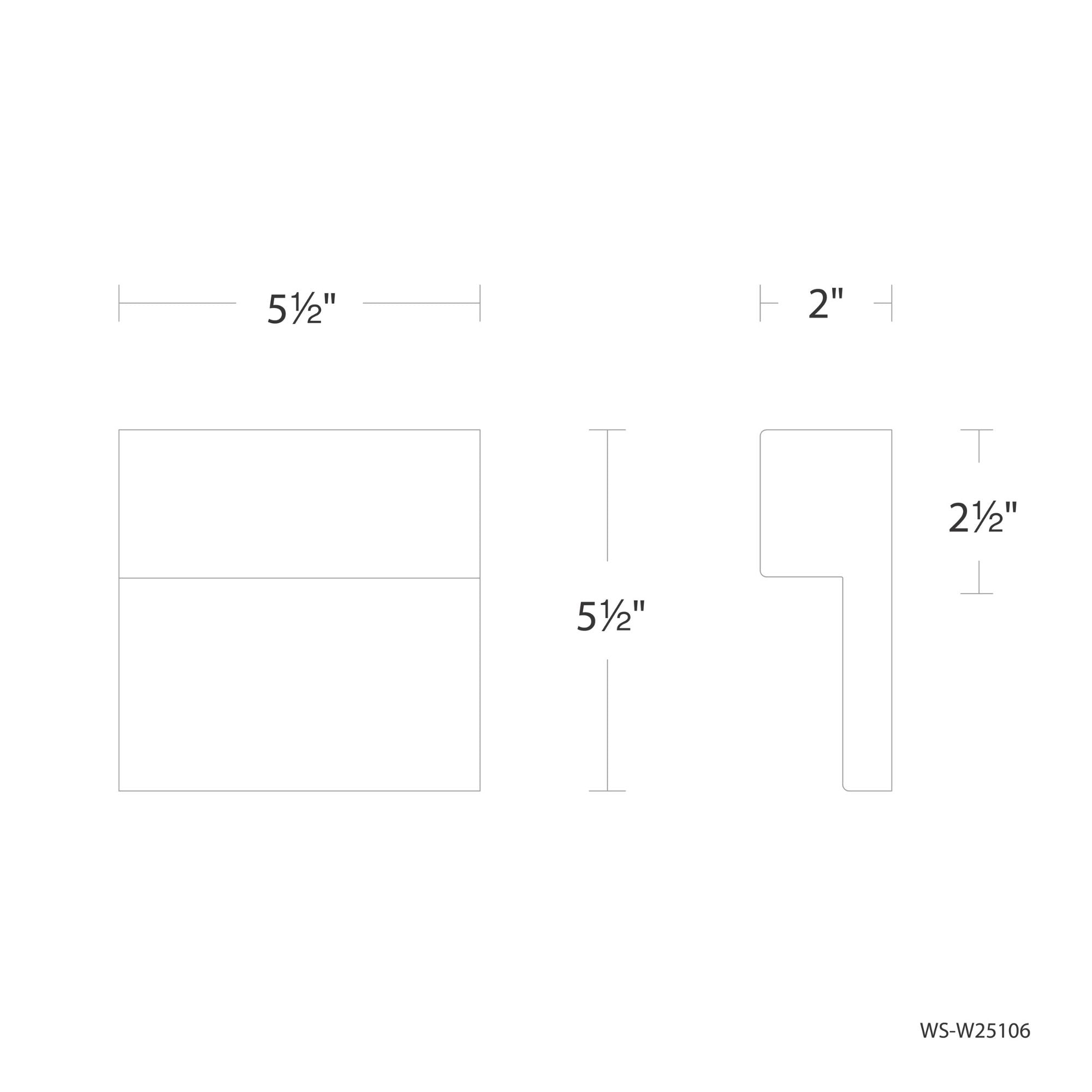 Balance 6 in. LED Outdoor Wall Sconce CCT Selectable Black Finish - Bees Lighting