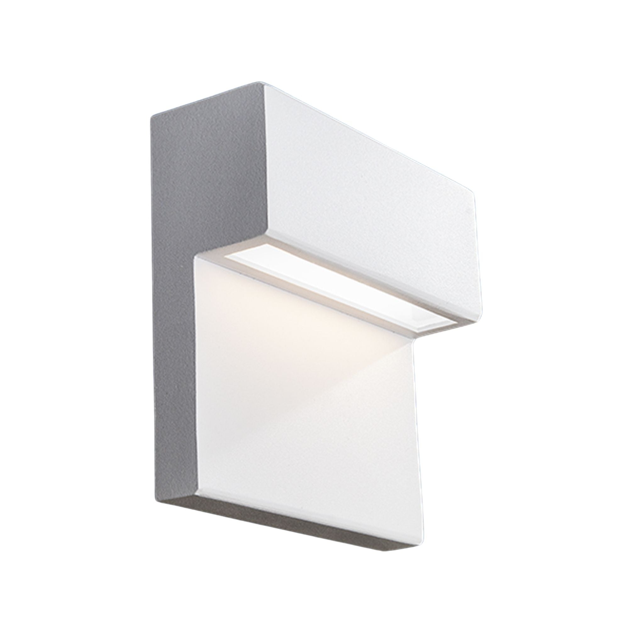 Balance 6 in. LED Outdoor Wall Sconce CCT Selectable White Finish - Bees Lighting