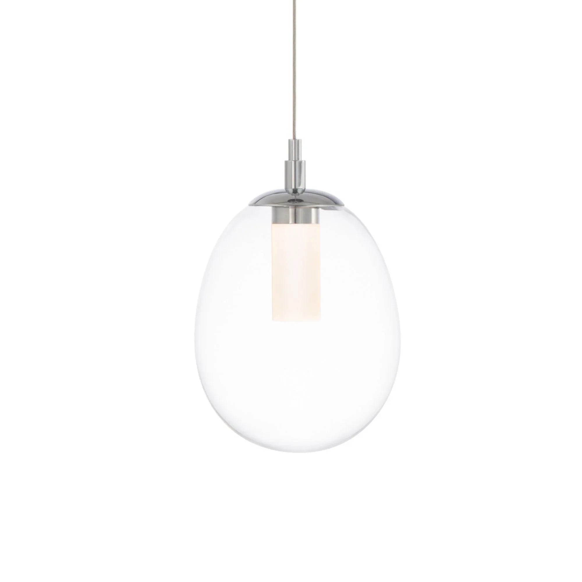 Bolla 9" LED Mini Pendant, Chrome Finish