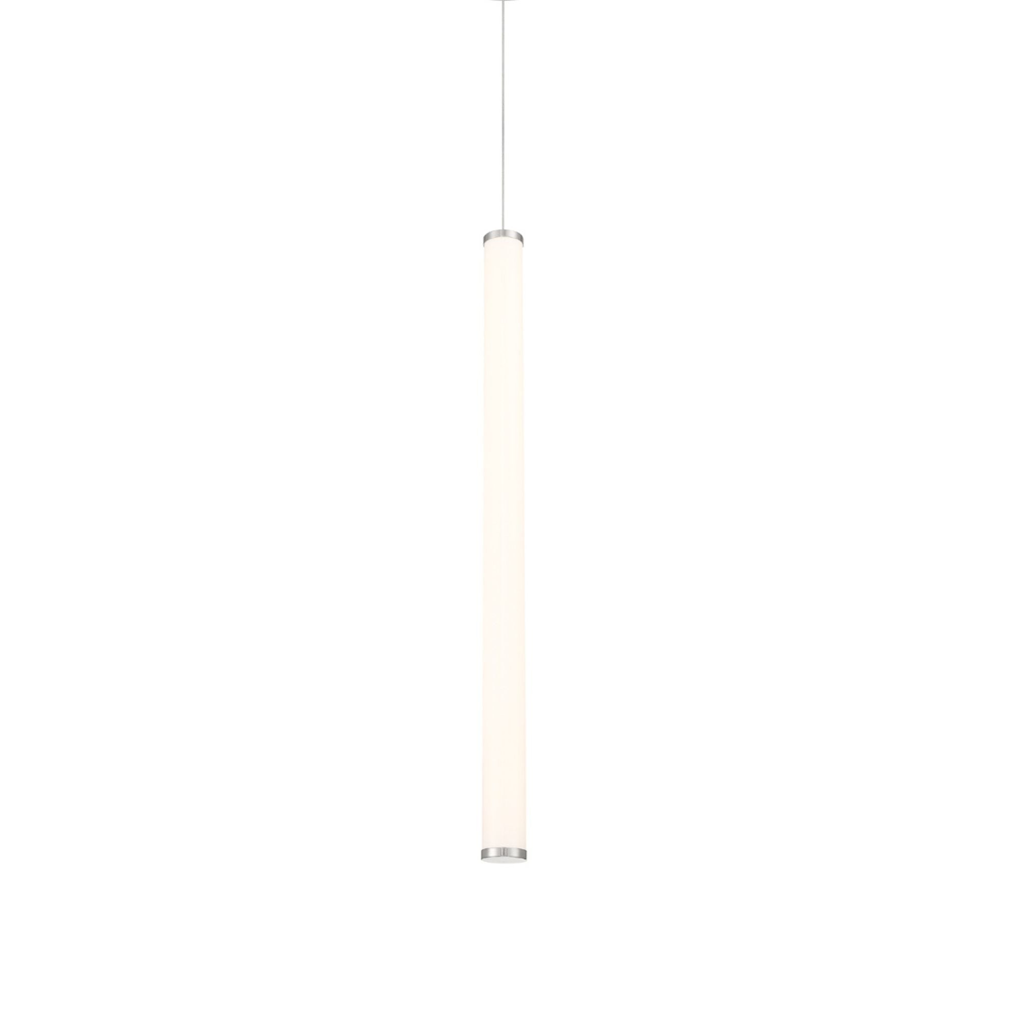 Flare 37 in. LED Pendant Light Nickel Finish
