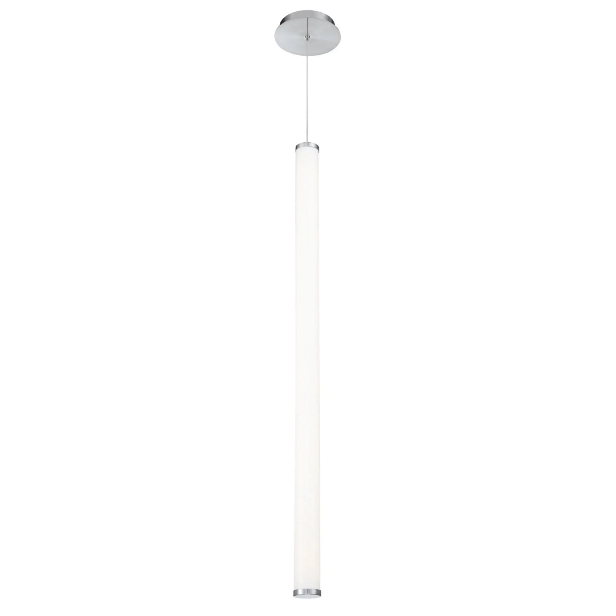 Flare 45" LED Pendant, Brushed Nickel Finish - Bees Lighting