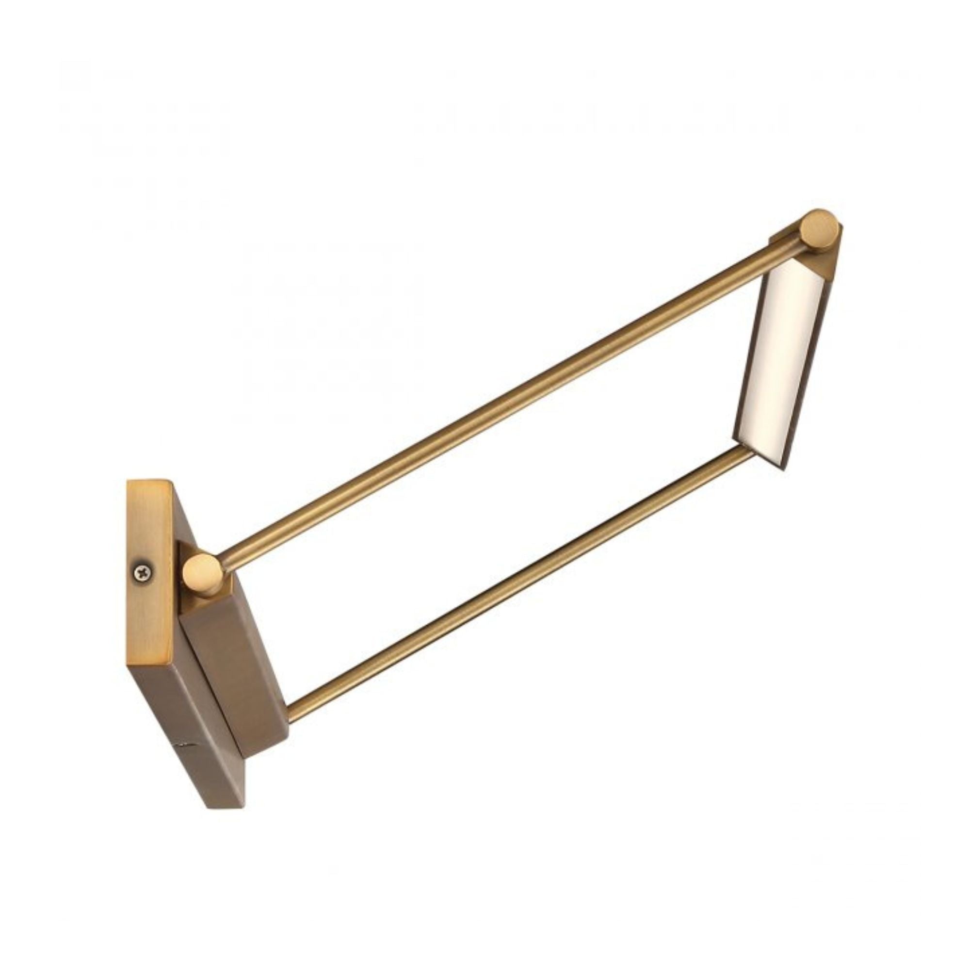 Hudson 24 in. Rotating LED Picture Light 3000K Aged Brass Finish